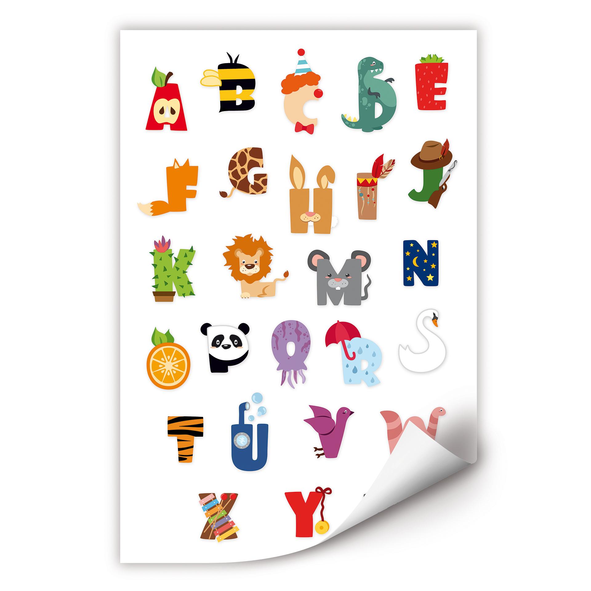 Wallprint Kinder Alphabet