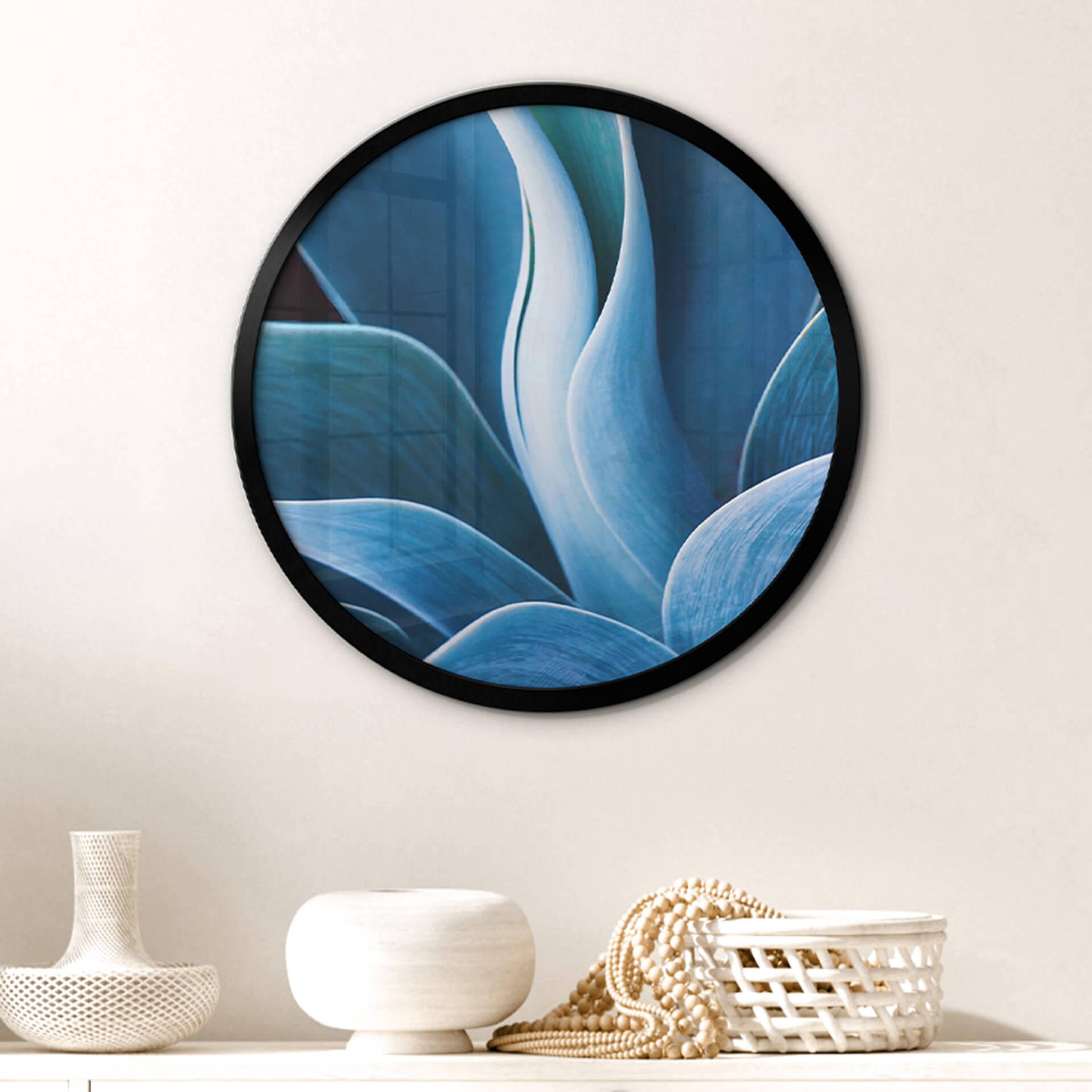 Póster Wechsler - Plantas Naturaleza Muerta Agave - Redondo
