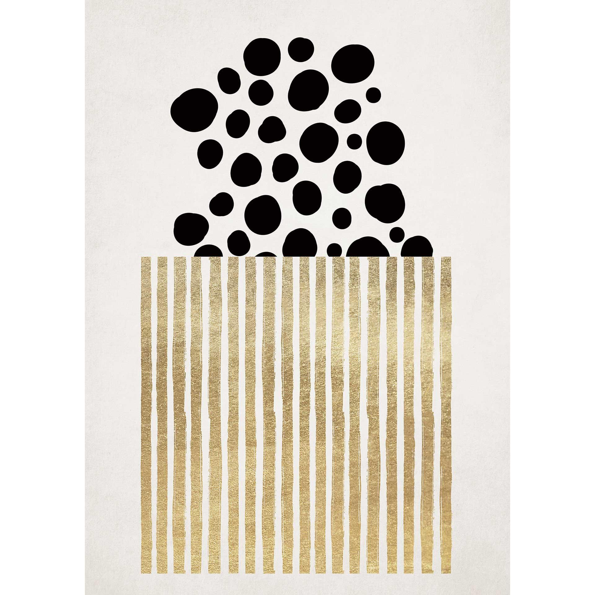 Livingwalls papier peint photo ARTist Golden Popcorn