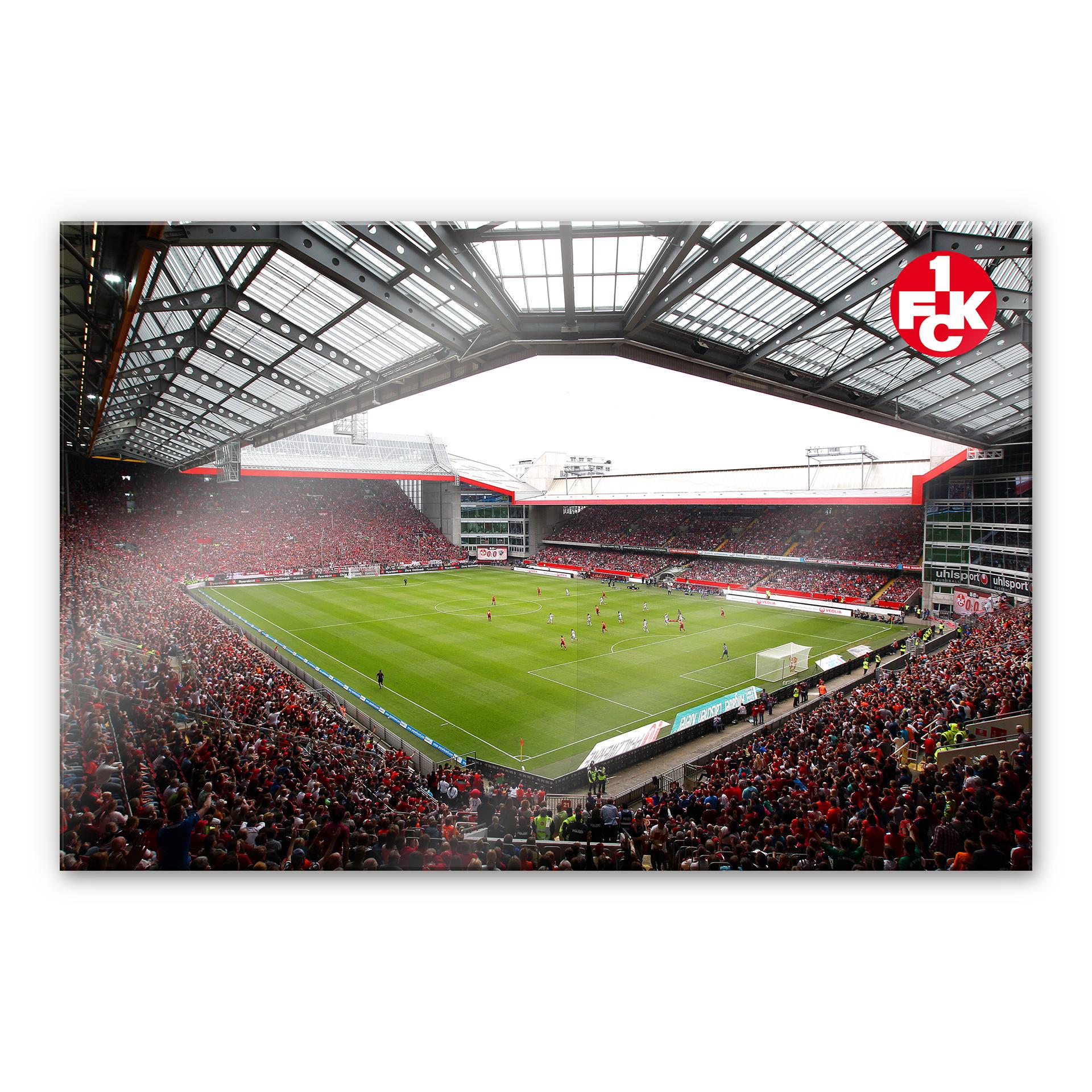 Akrylbillede 1. FC Kaiserslautern - Stadion set indefra