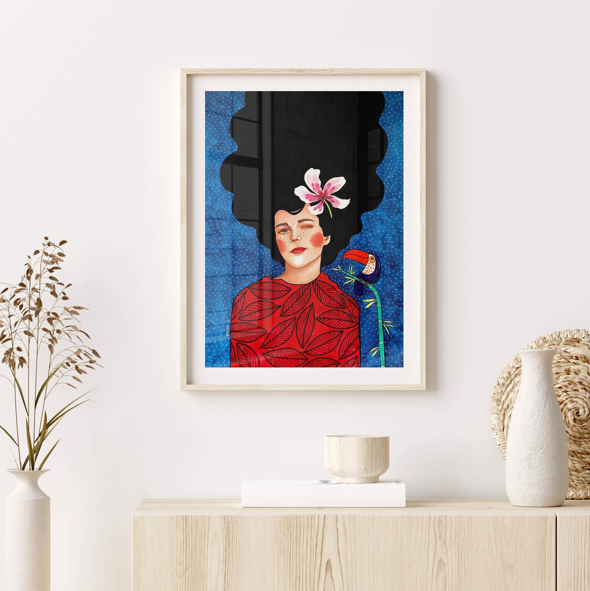 Plakat Woman with a twinkle in her eye - Hülya
