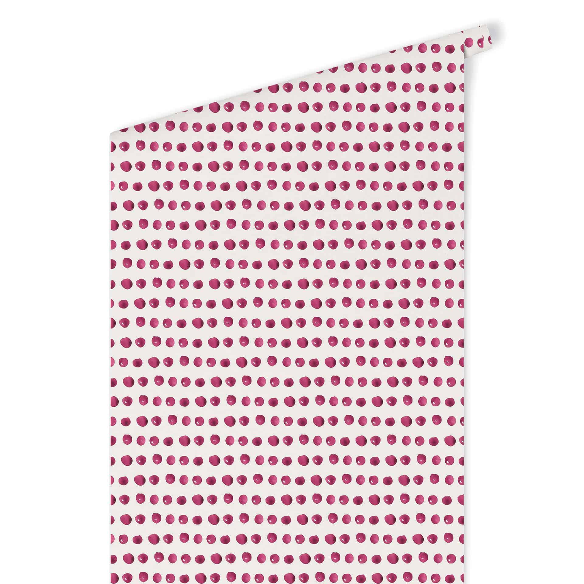 Patroonbehang – Aquarel Dots 01 – roze