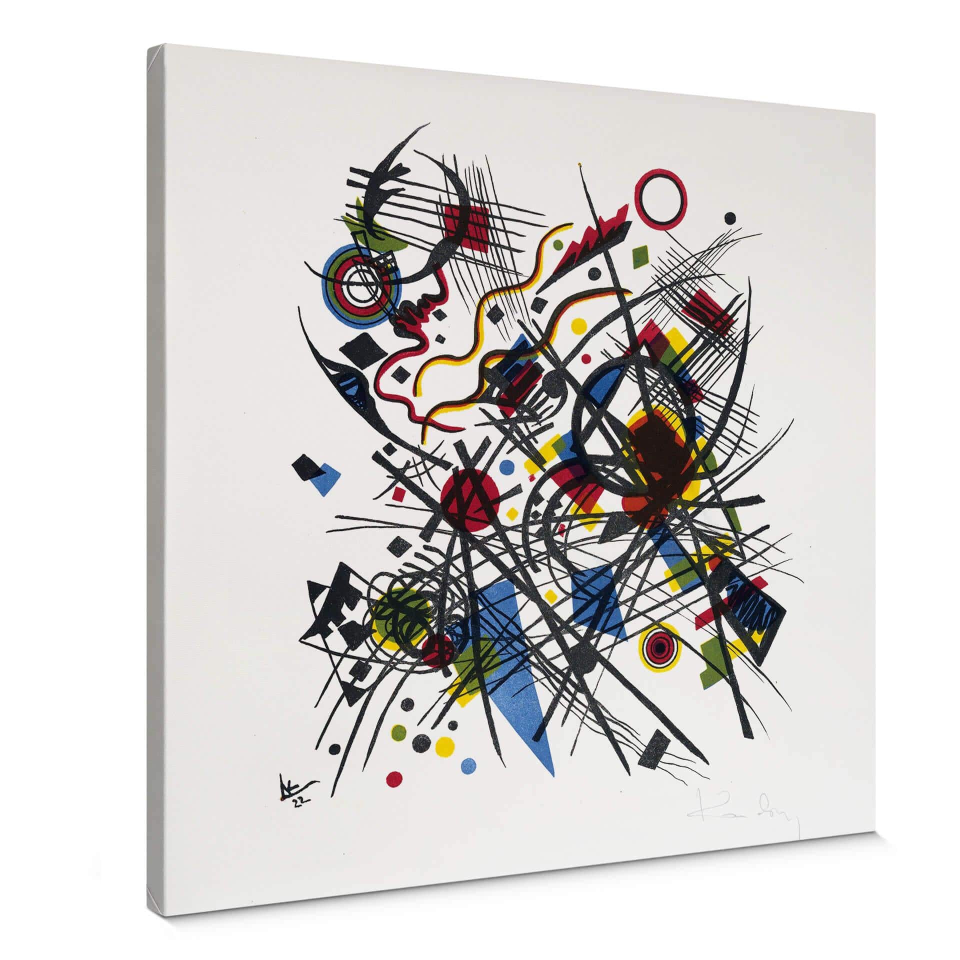 Canvas - Kandinsky - Litografi för byggnadsportföljen