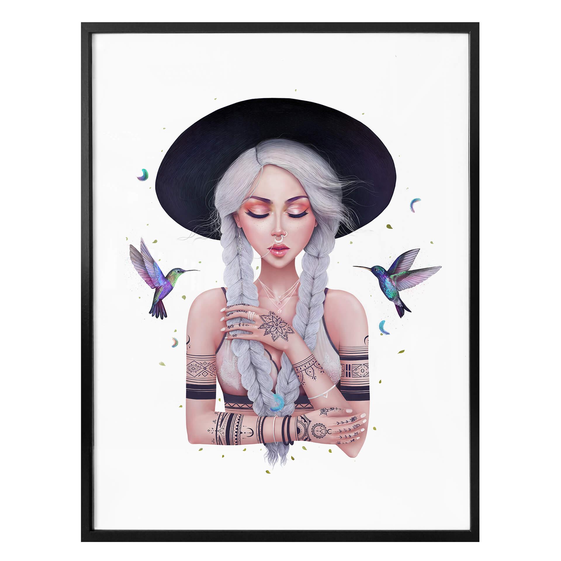 Plakat - Korenkova - Boho Girl 2