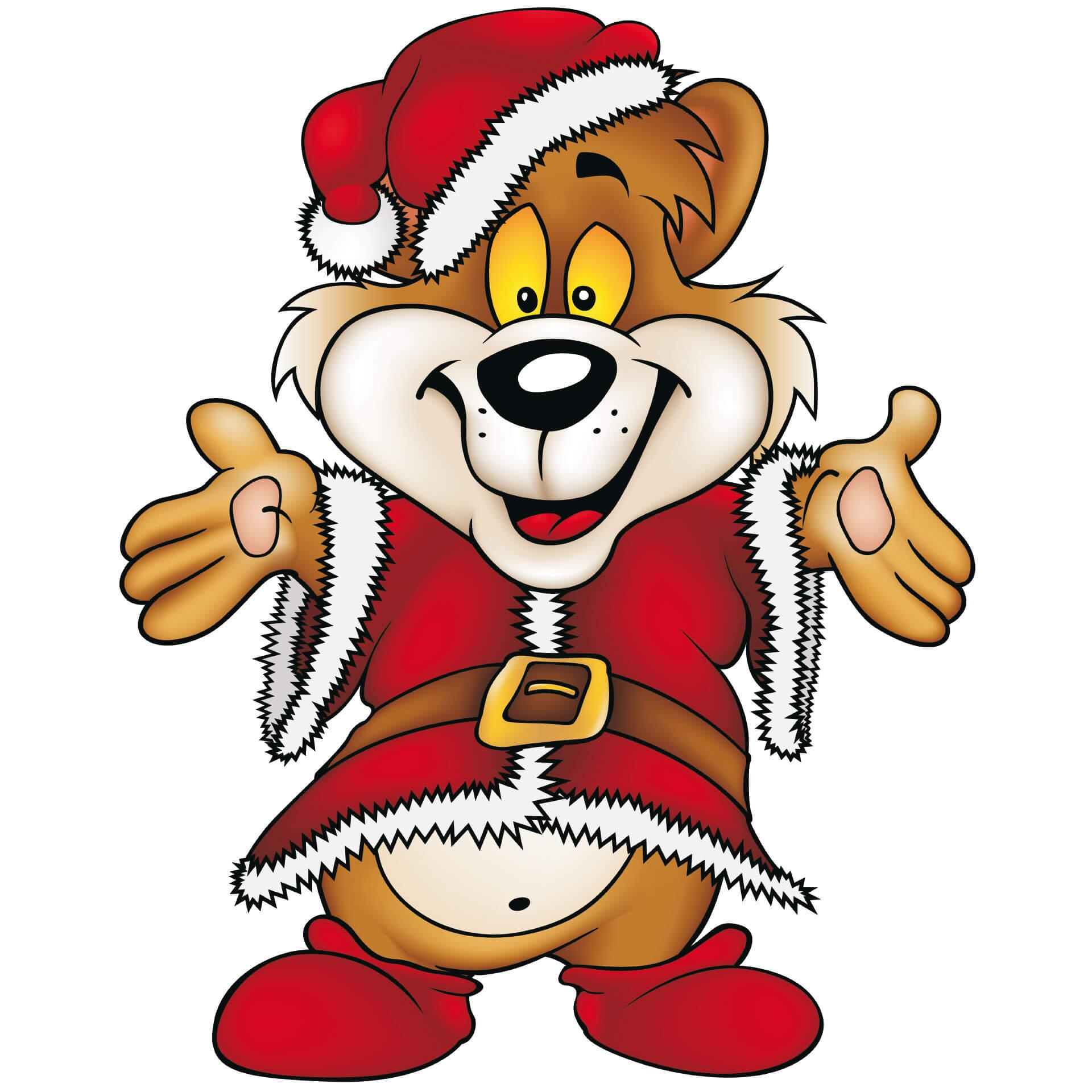 Muursticker Kerstbeer