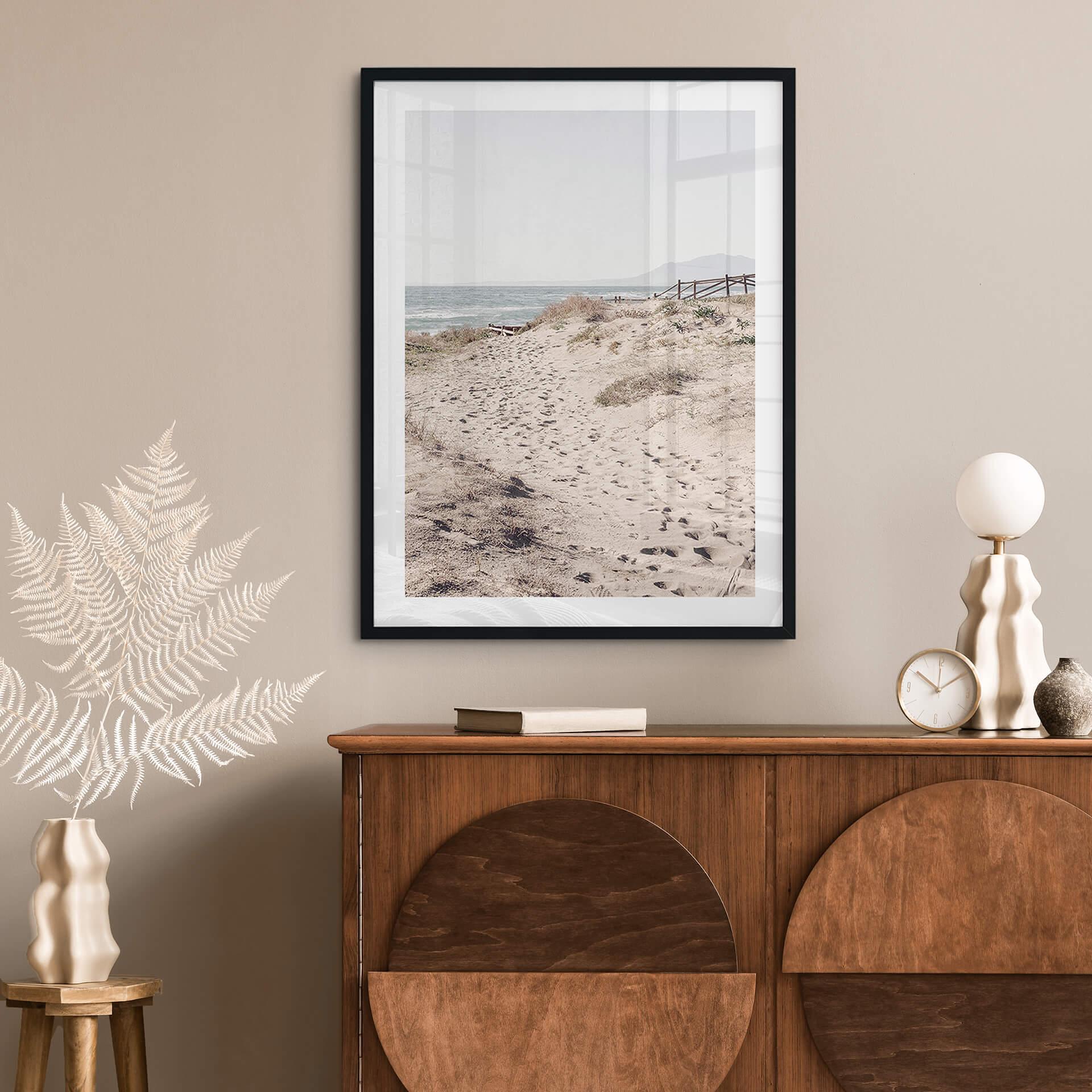Póster 1X Estudio - Acceso a la playa en las dunas