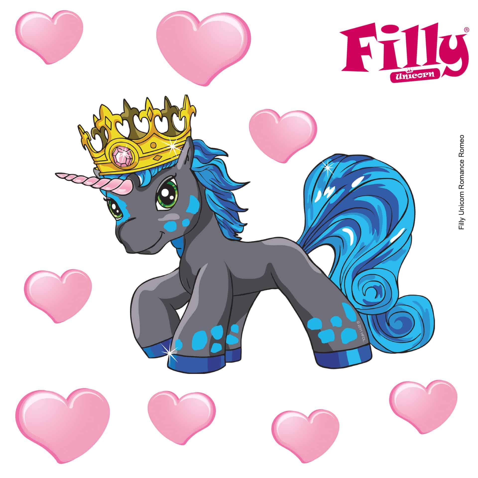 Wallsticker Filly Unicorn Romance Romeo
