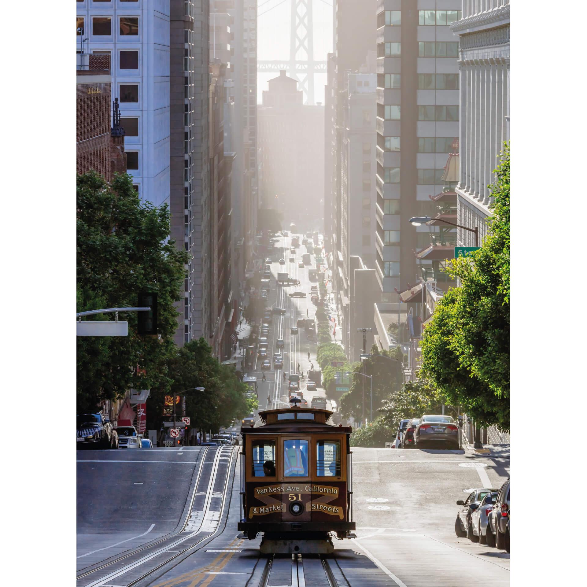 Fotobehang Colombo - San Francisco Cable Car
