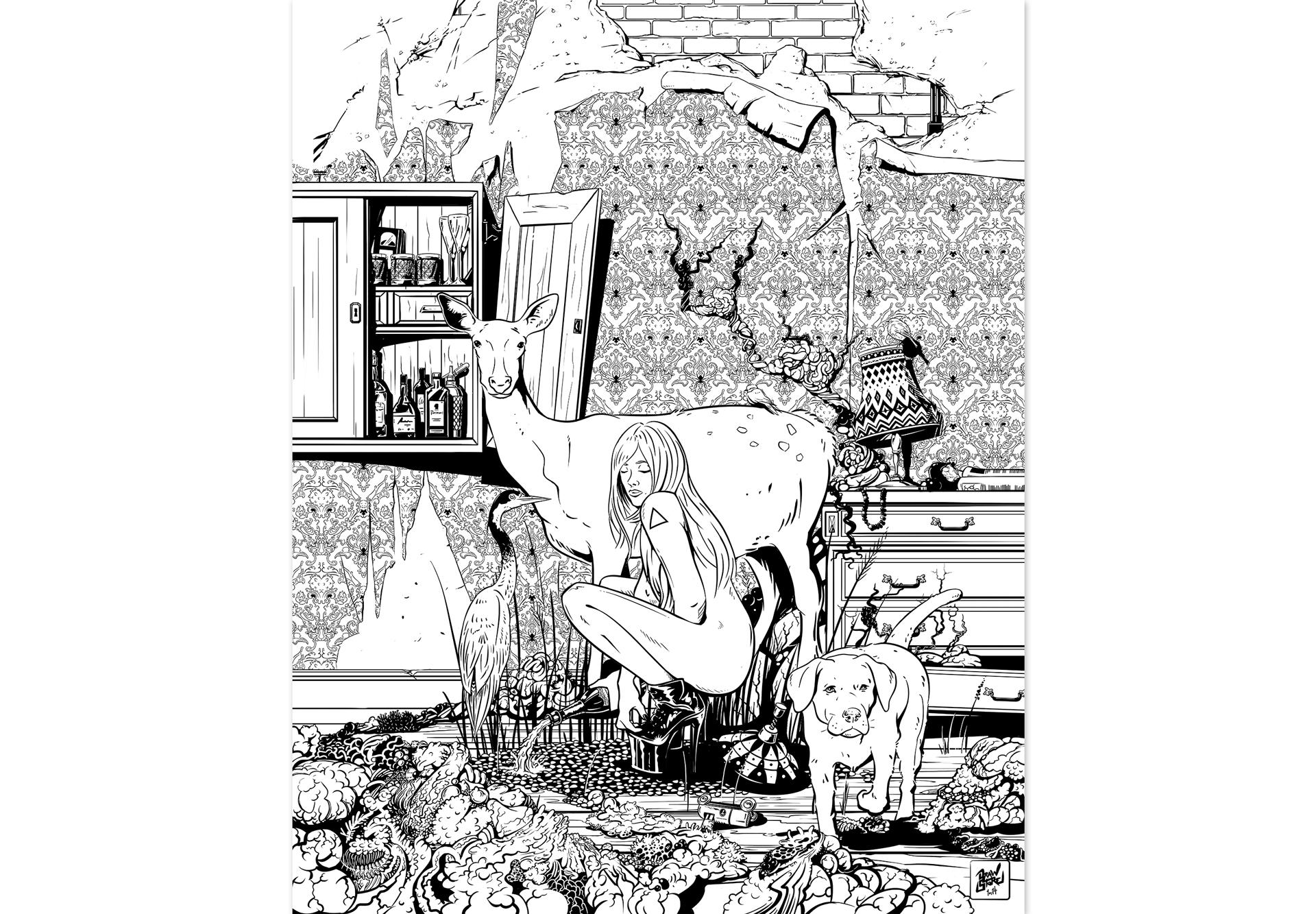 Fotobehang – Drawstore – In the Livingroom