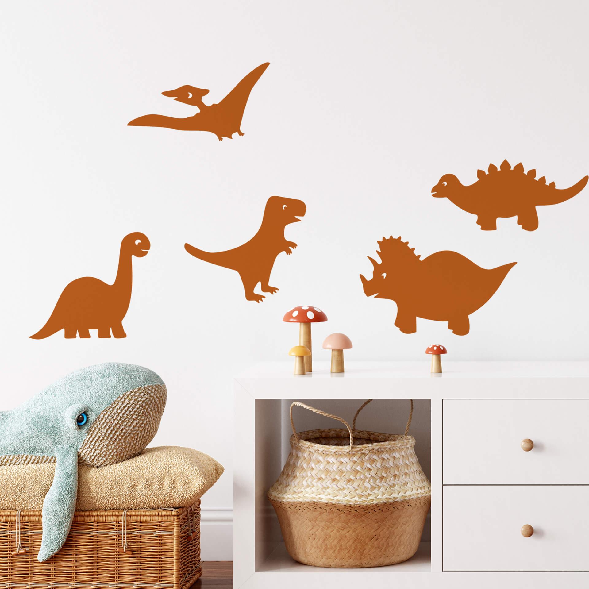 Wallsticker Dinosaur-sæt (5 dele)