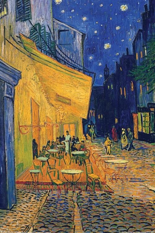 Plakat Vincent van Gogh - Café Terrace, plakat (80 x 120 cm)