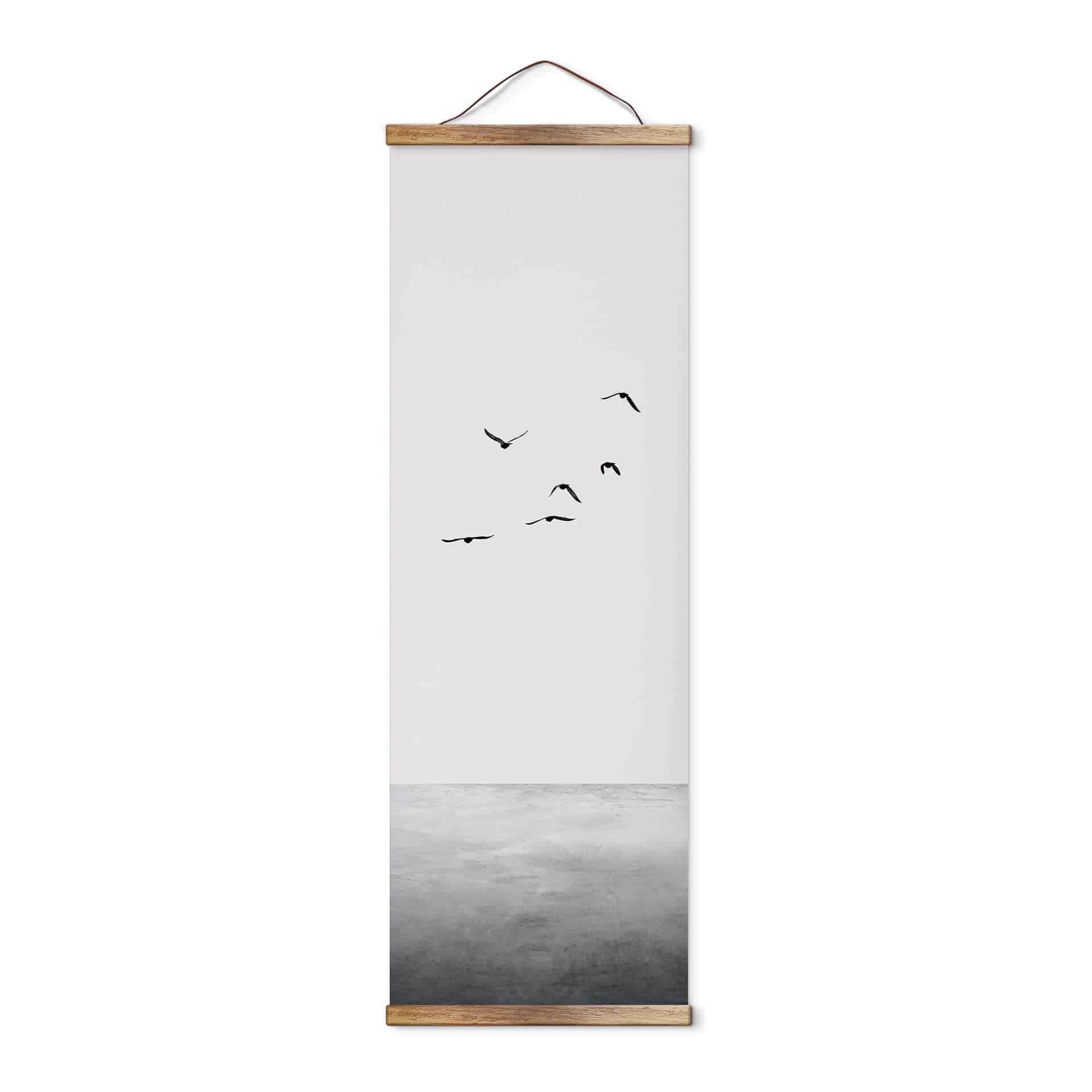 Cubistika Tekstil plakat - Det åbne hav - Panorama
