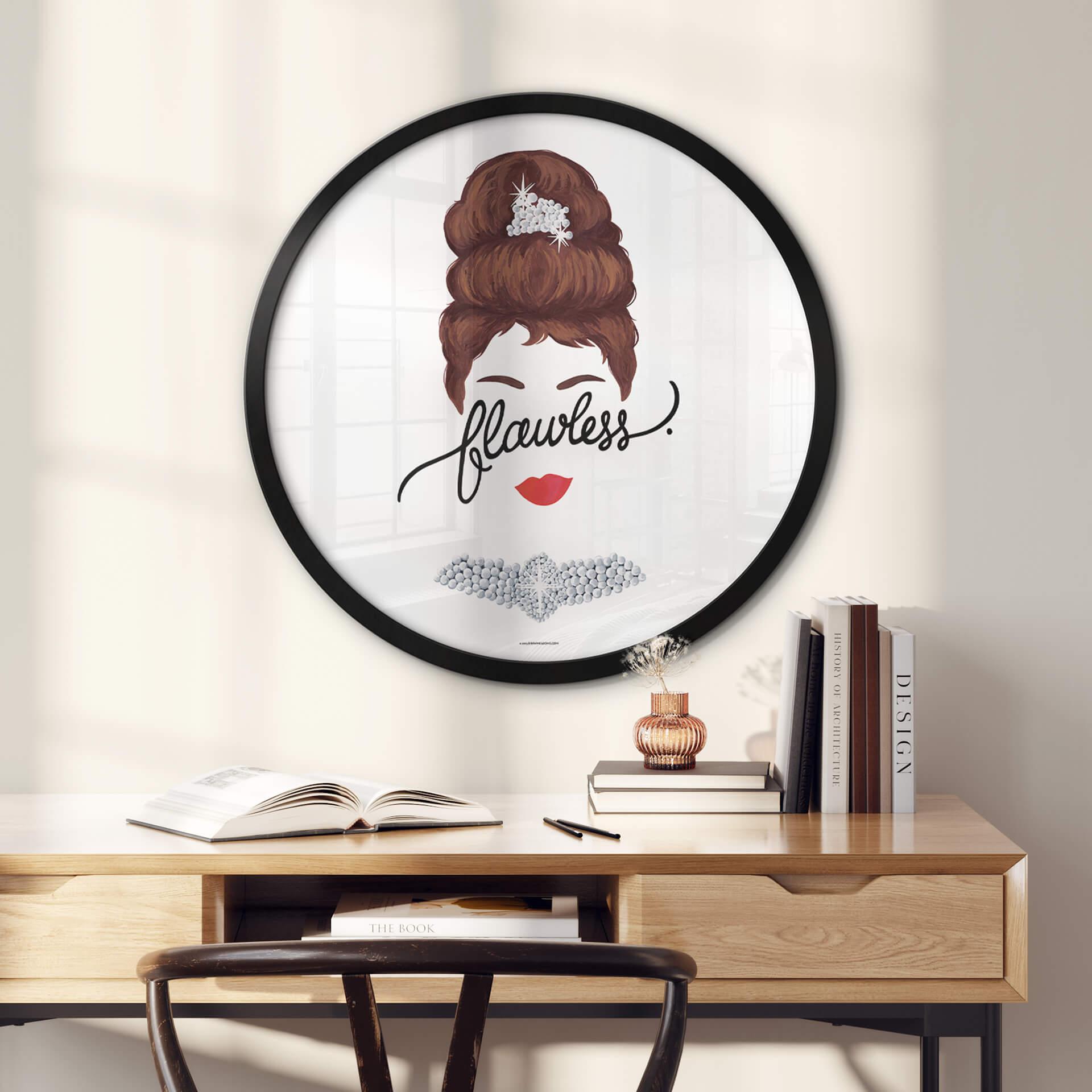 Póster Tohmé - Flawless Audrey - Redondo