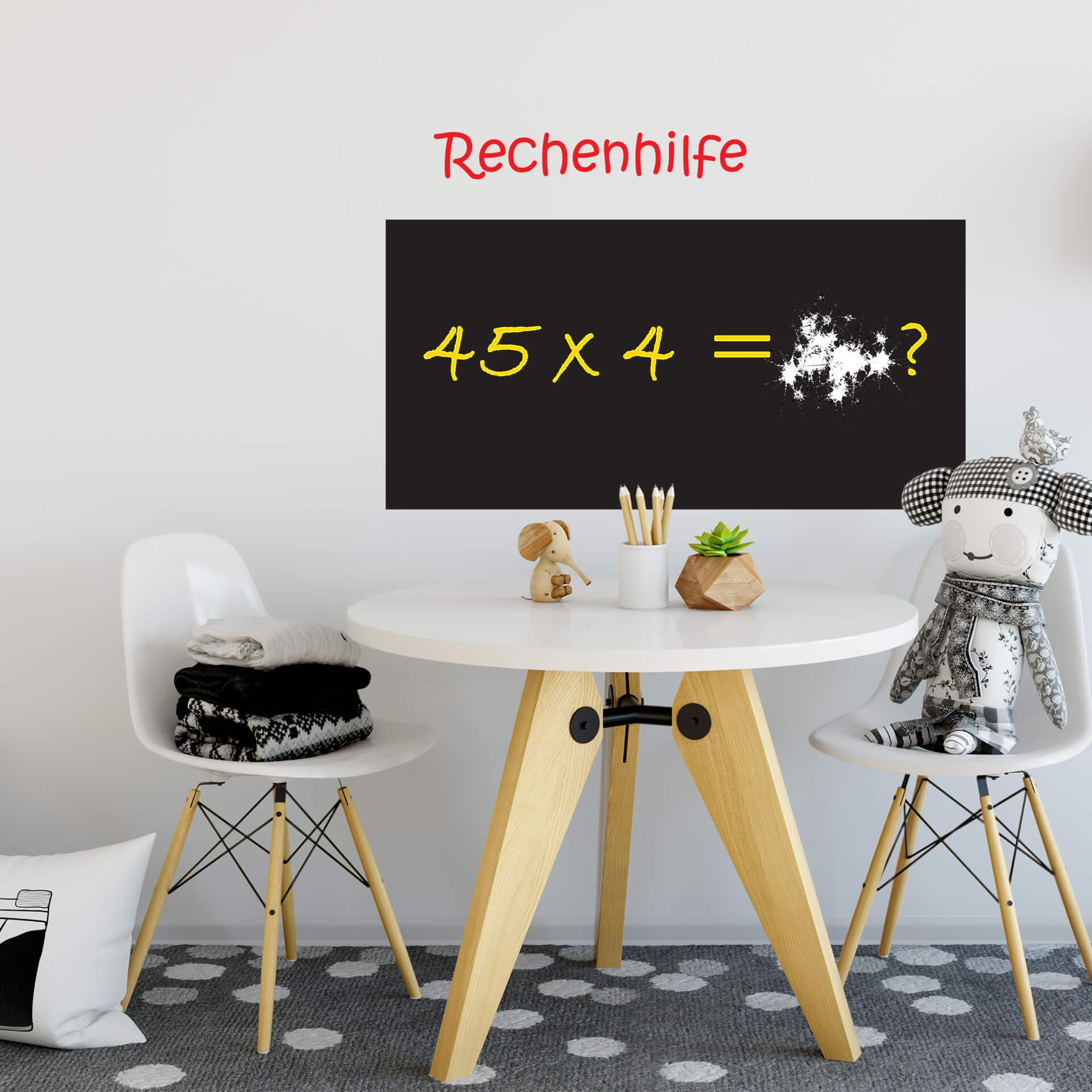 Wandtattoo Rechenhilfe