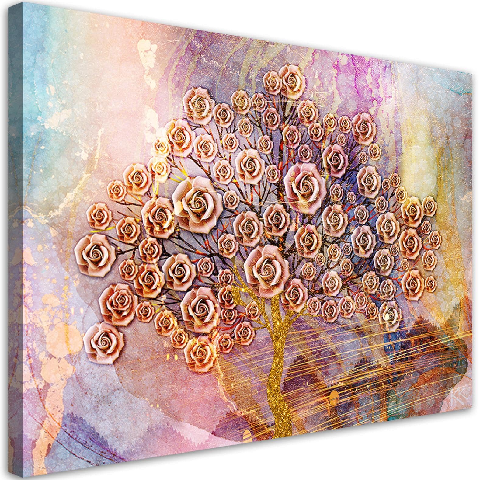 Canvasbillede, Livets træ Klimt