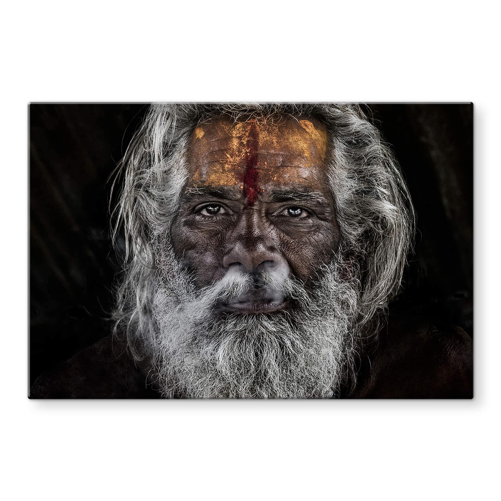 Glasbillede - Kuesta - Spiritualitet hos en sadhu i Indien