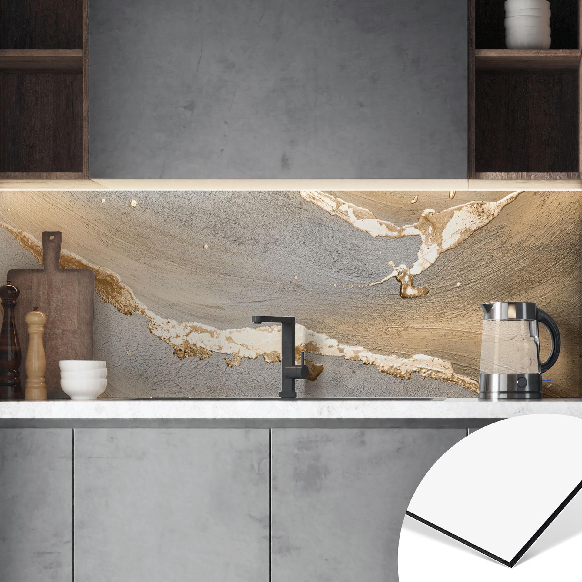 Køkken backsplash Gyldent sand - Purina-Purite