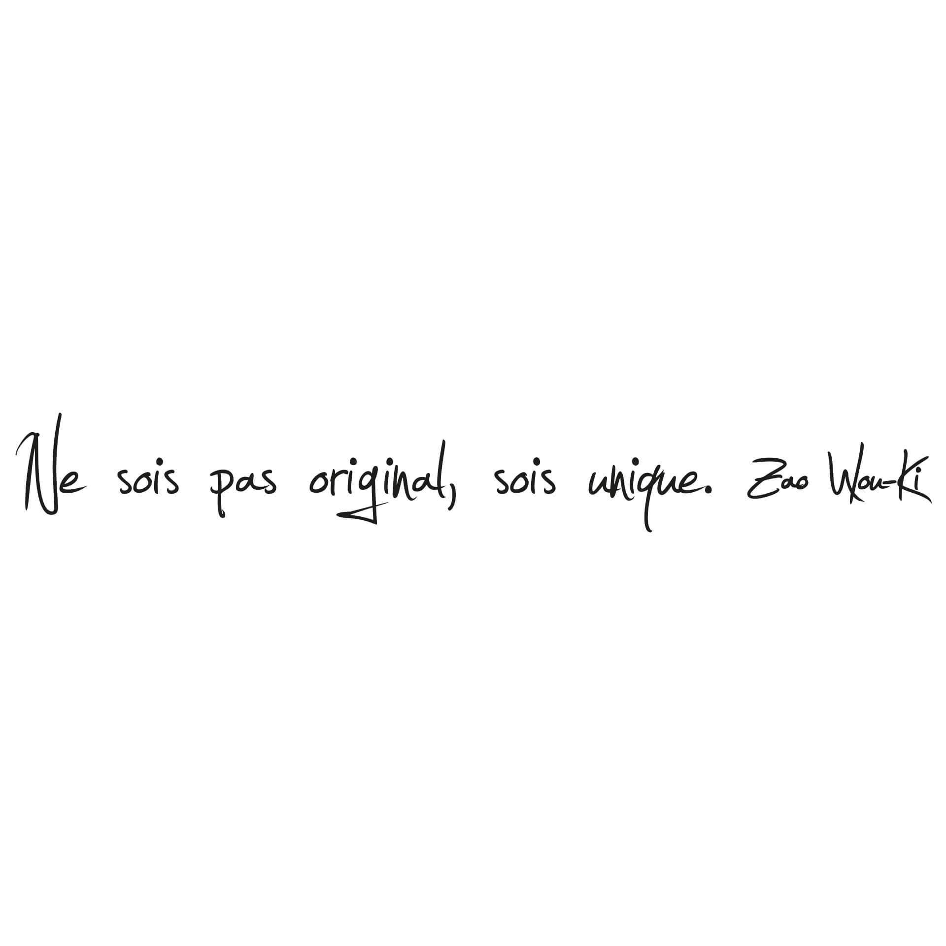 Adesivo murale - Ne sois pas original...