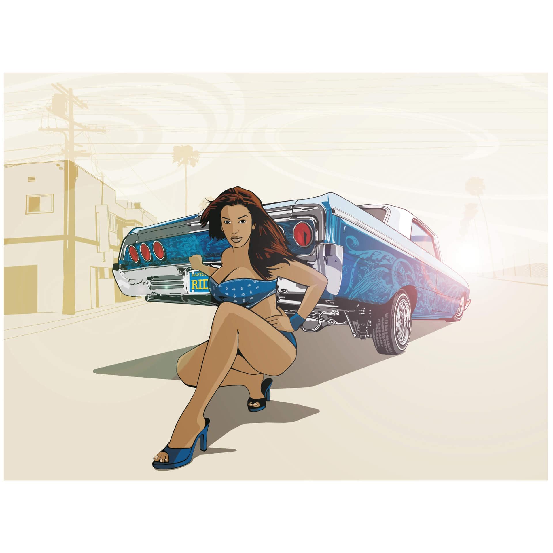 Wallsticker Car Beauty 3