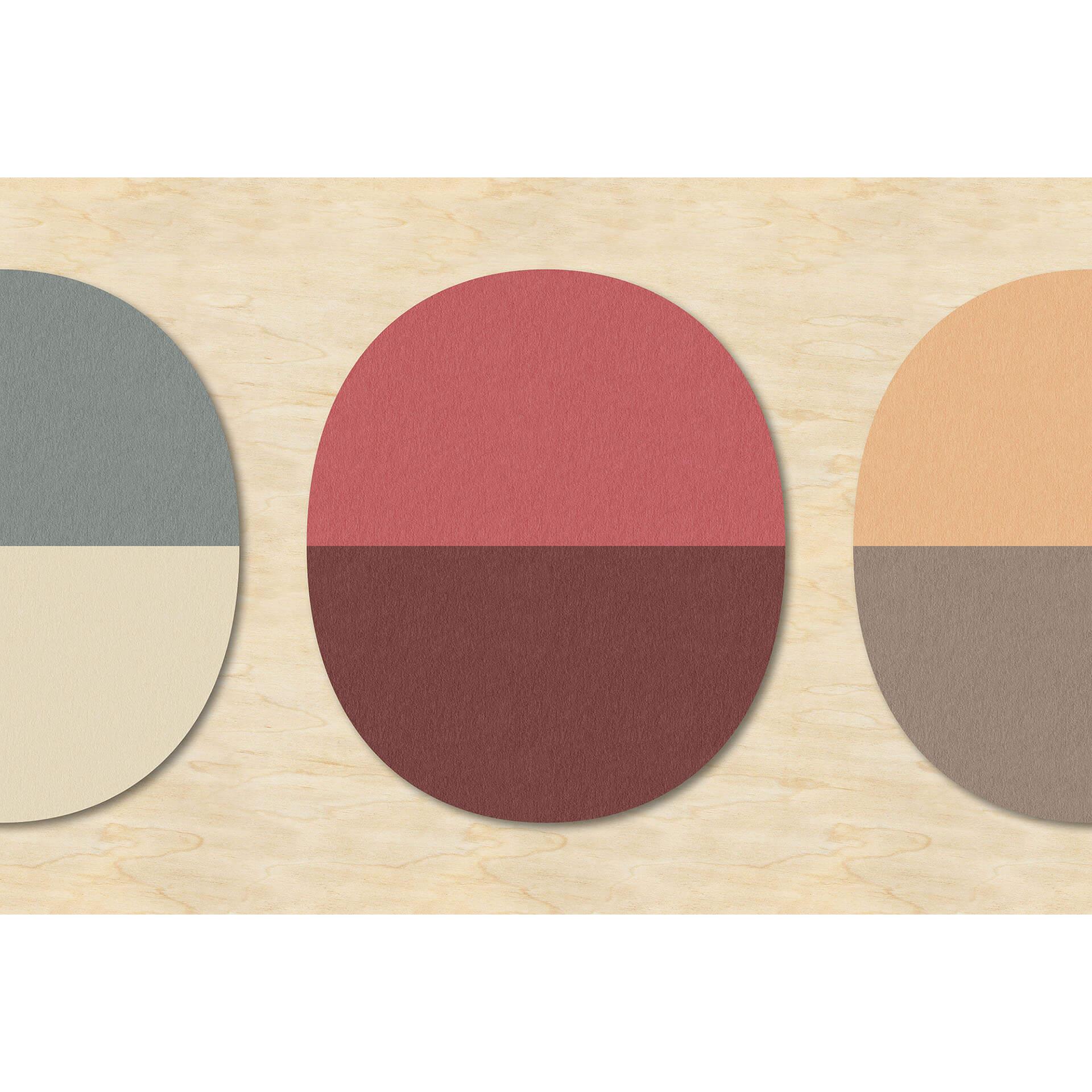 Livingwalls Fotobehang Walls by Patel 2 split ovals 3