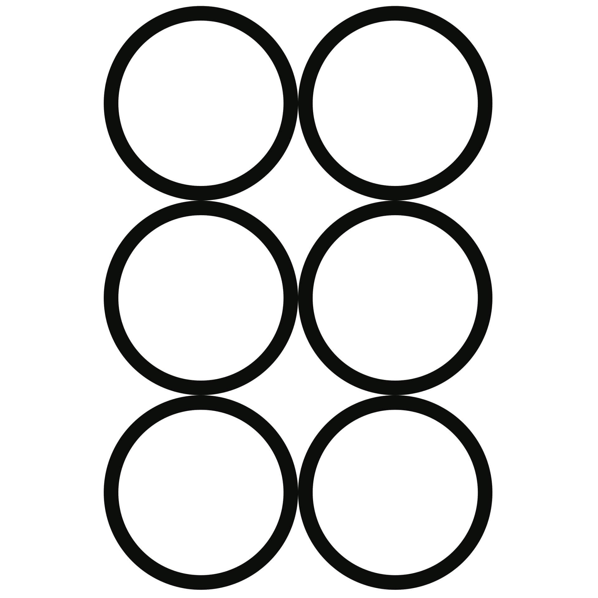 Wallsticker - Cirkel Mønster