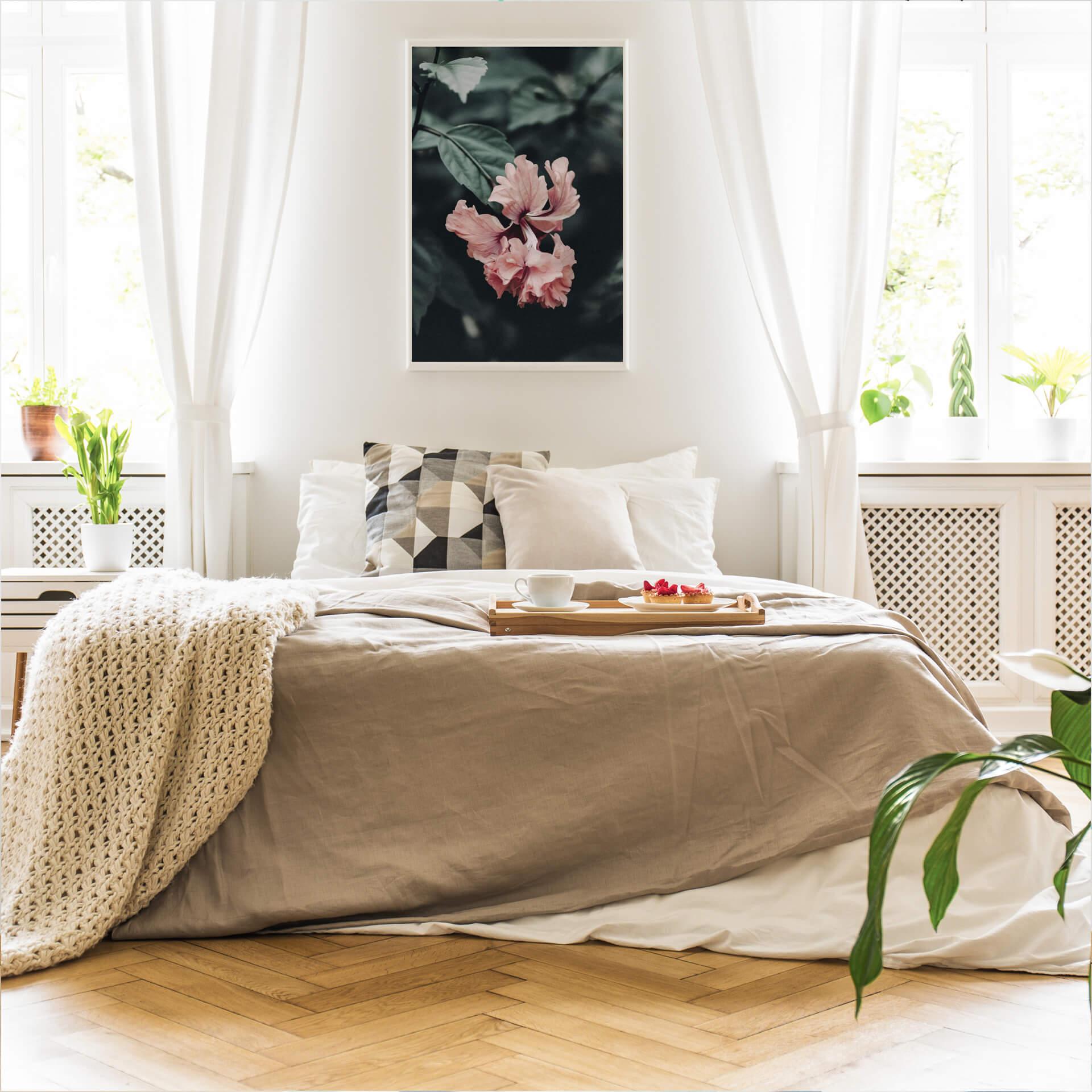 Plakat tropikalny kwiat