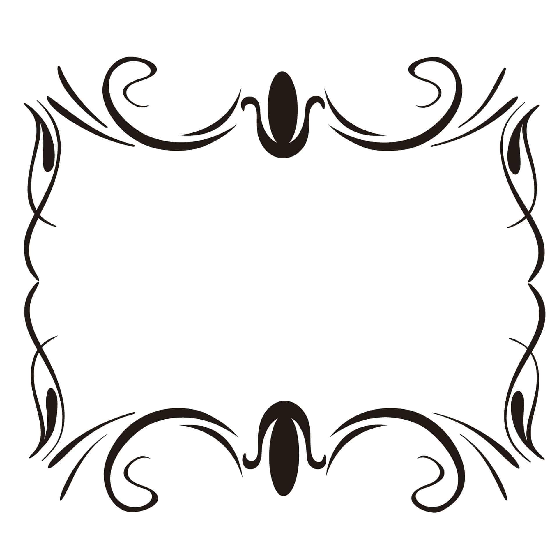 Wandtattoo Rahmen 6