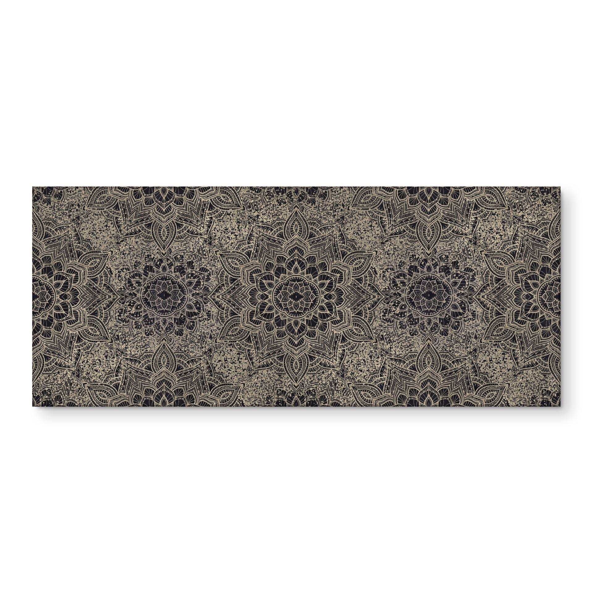 Stænkplade til køkken Mandala Boho antik guld - Bloomery Decor