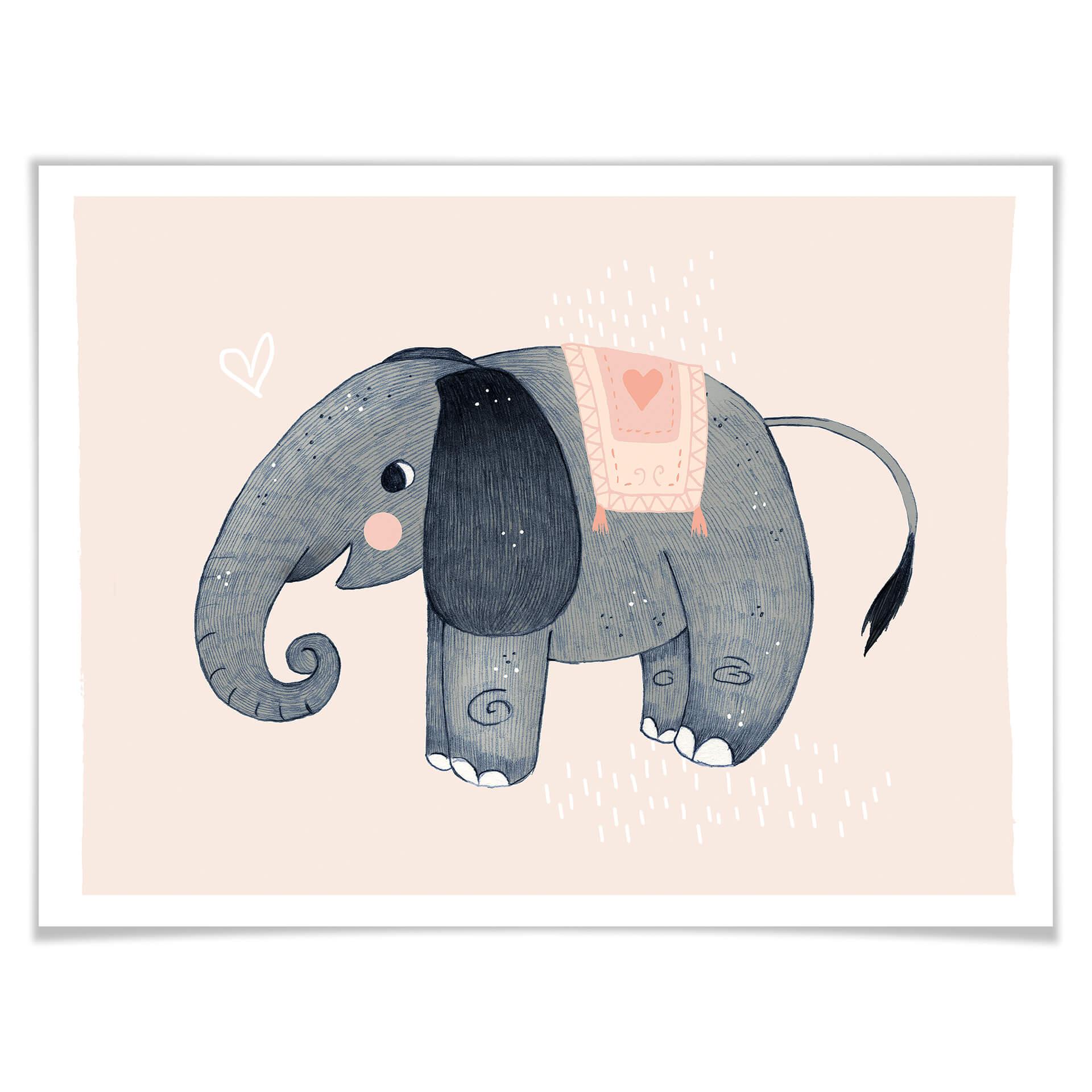 Póster Loske - Elefante