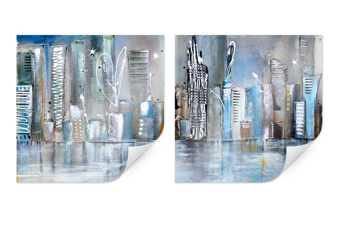 Poster Fedrau - Skyline (2-teilig)