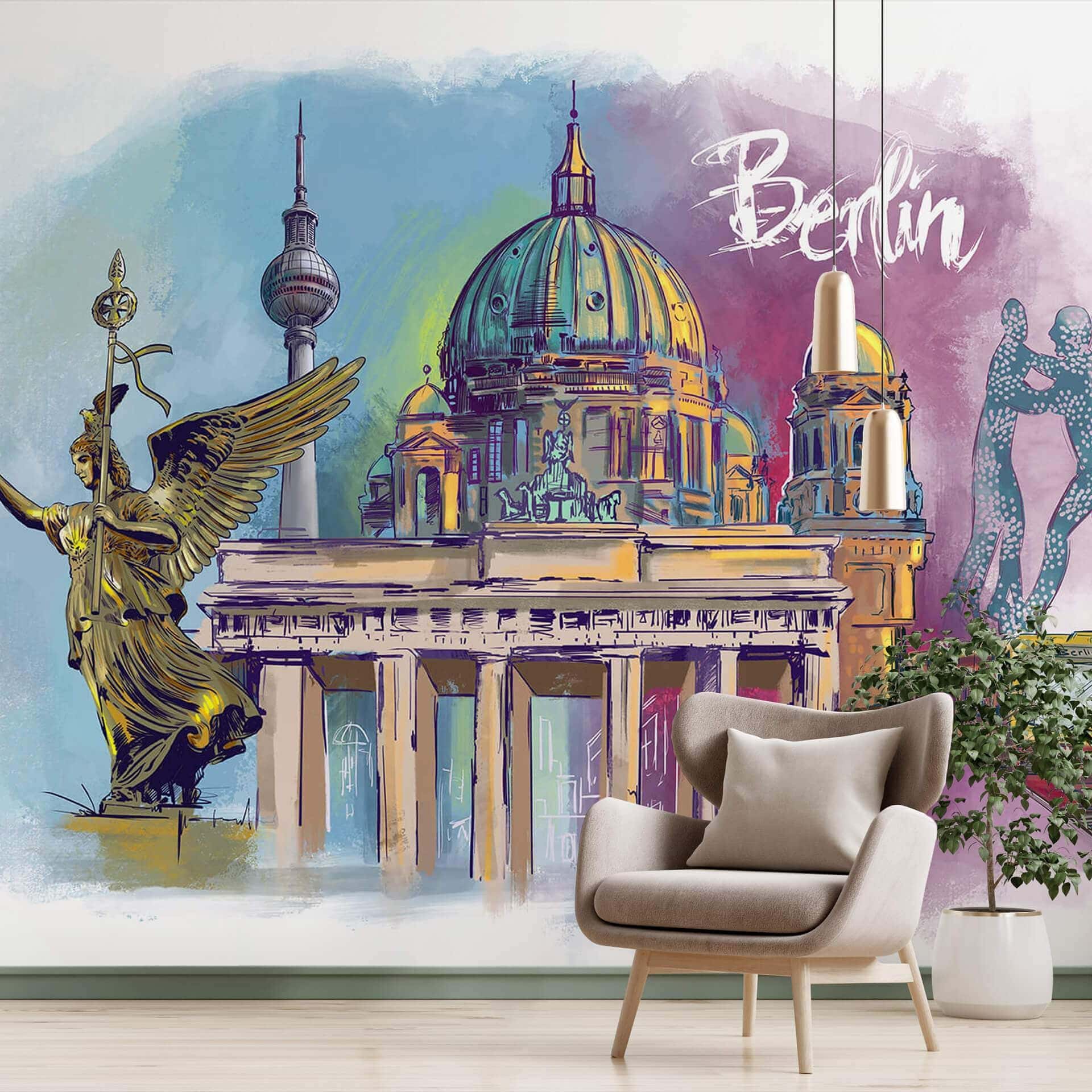 Fototapet Love your City - Berlin