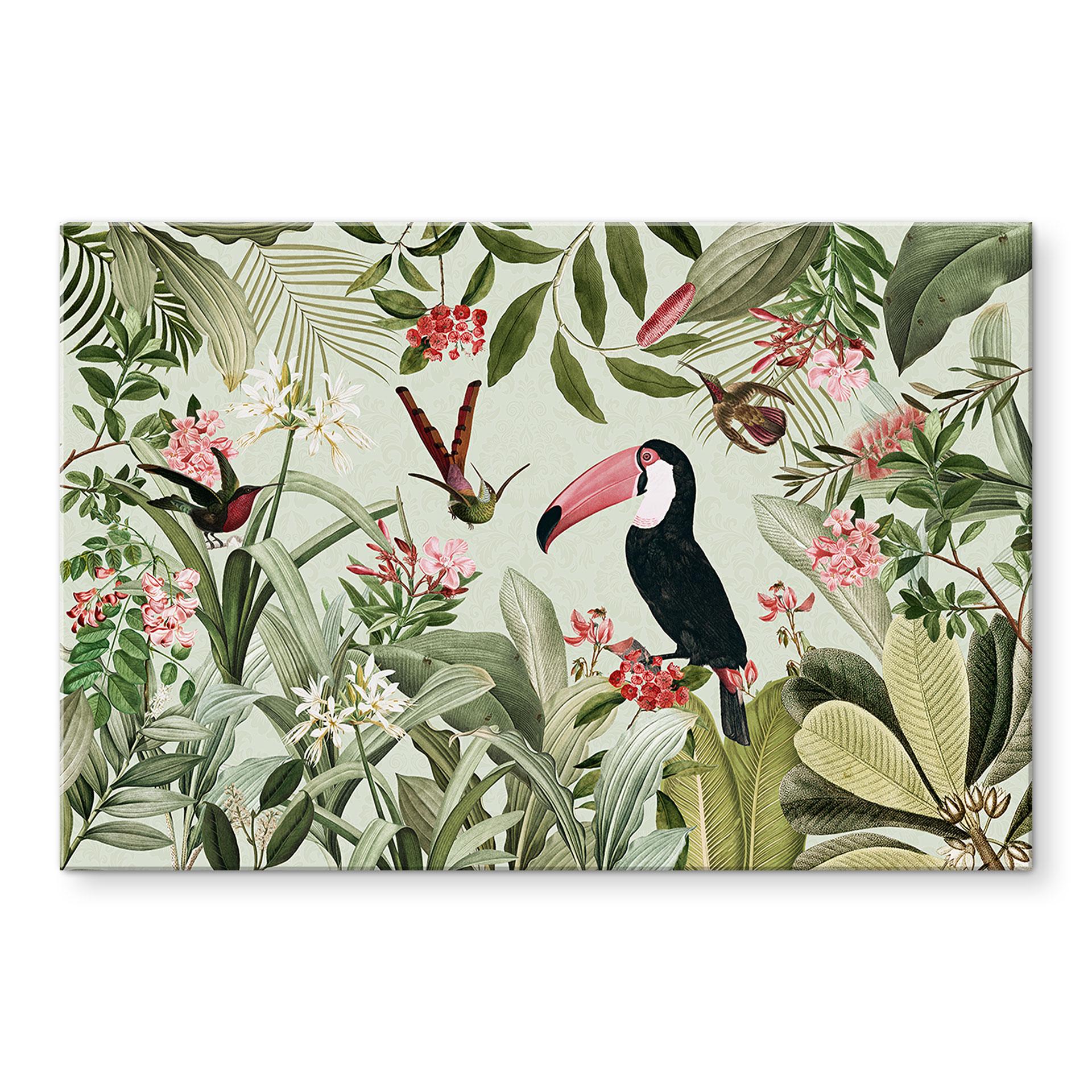 Akrylbillede Tukan i et jungleparadis - UN Designs