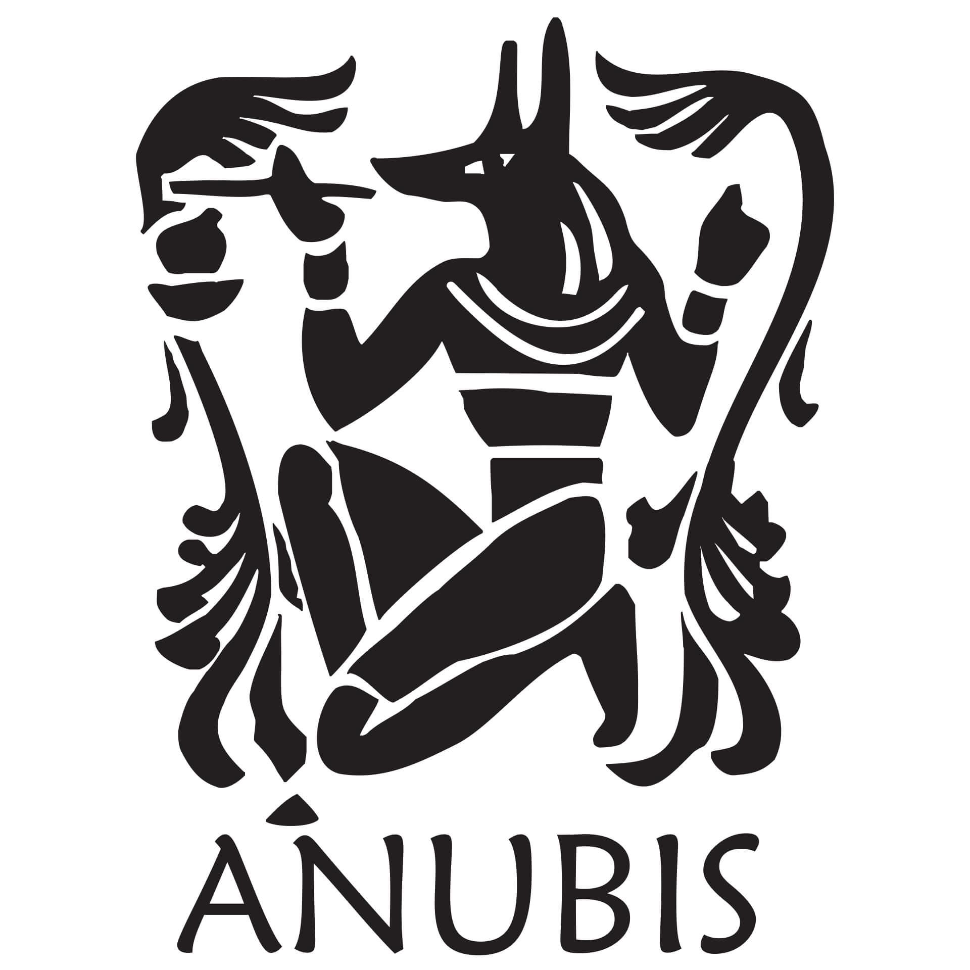 Wandtattoo Anubis