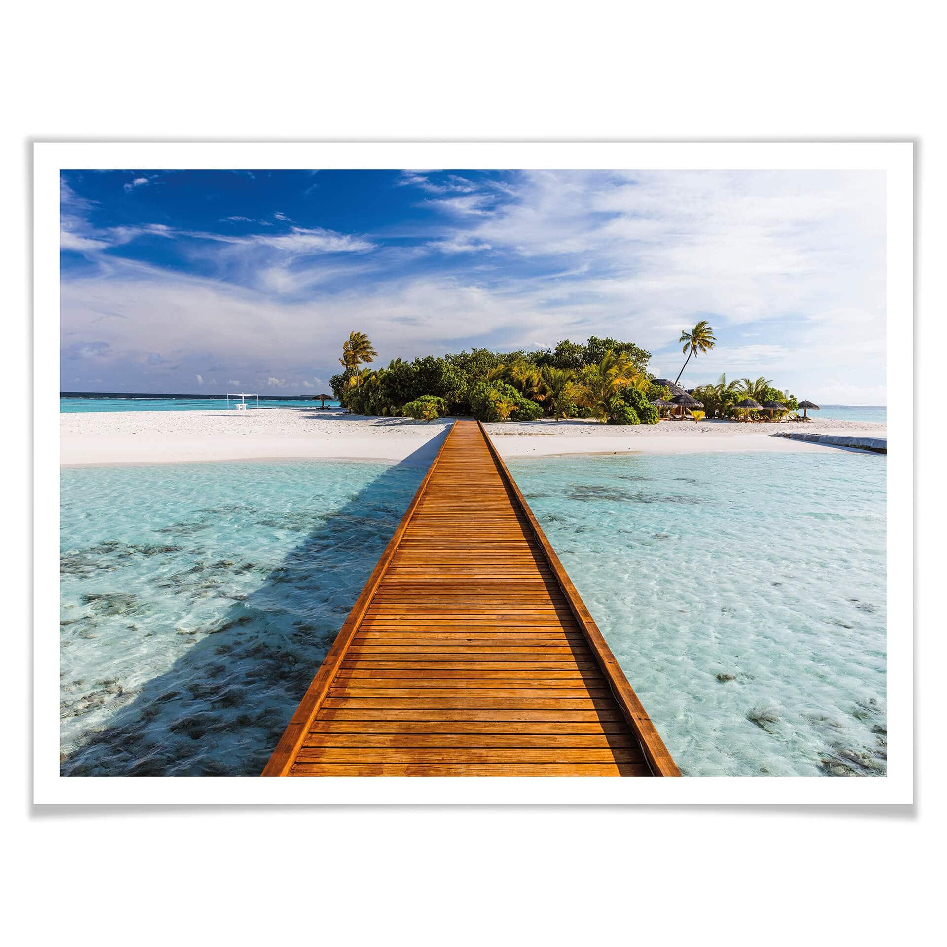 Póster Colombo - Paraíso en los Mares del Sur