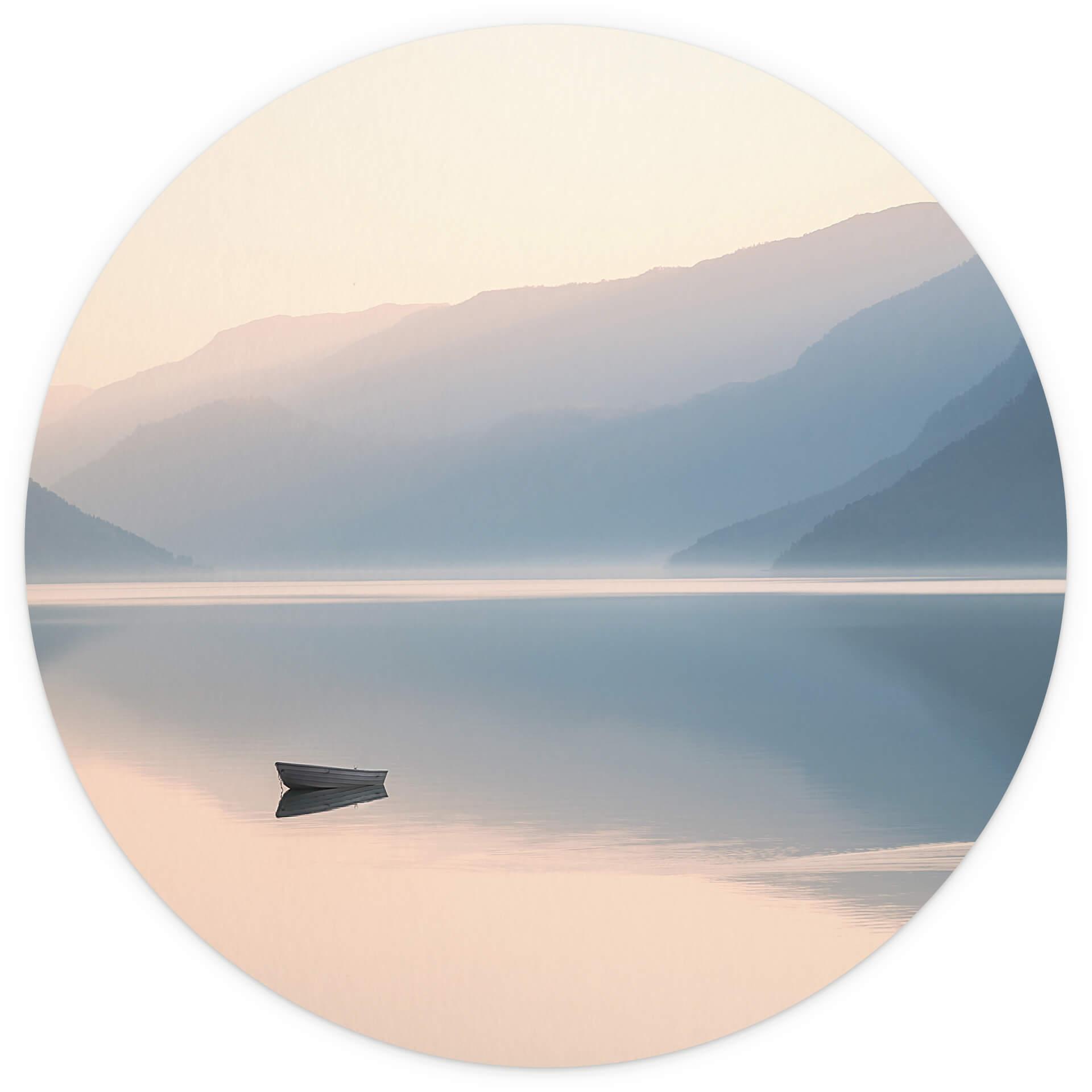 Behangcirkel Davidsson - Perfect Harmony on Water - vliesbehang/zelfklevend vliesbehang