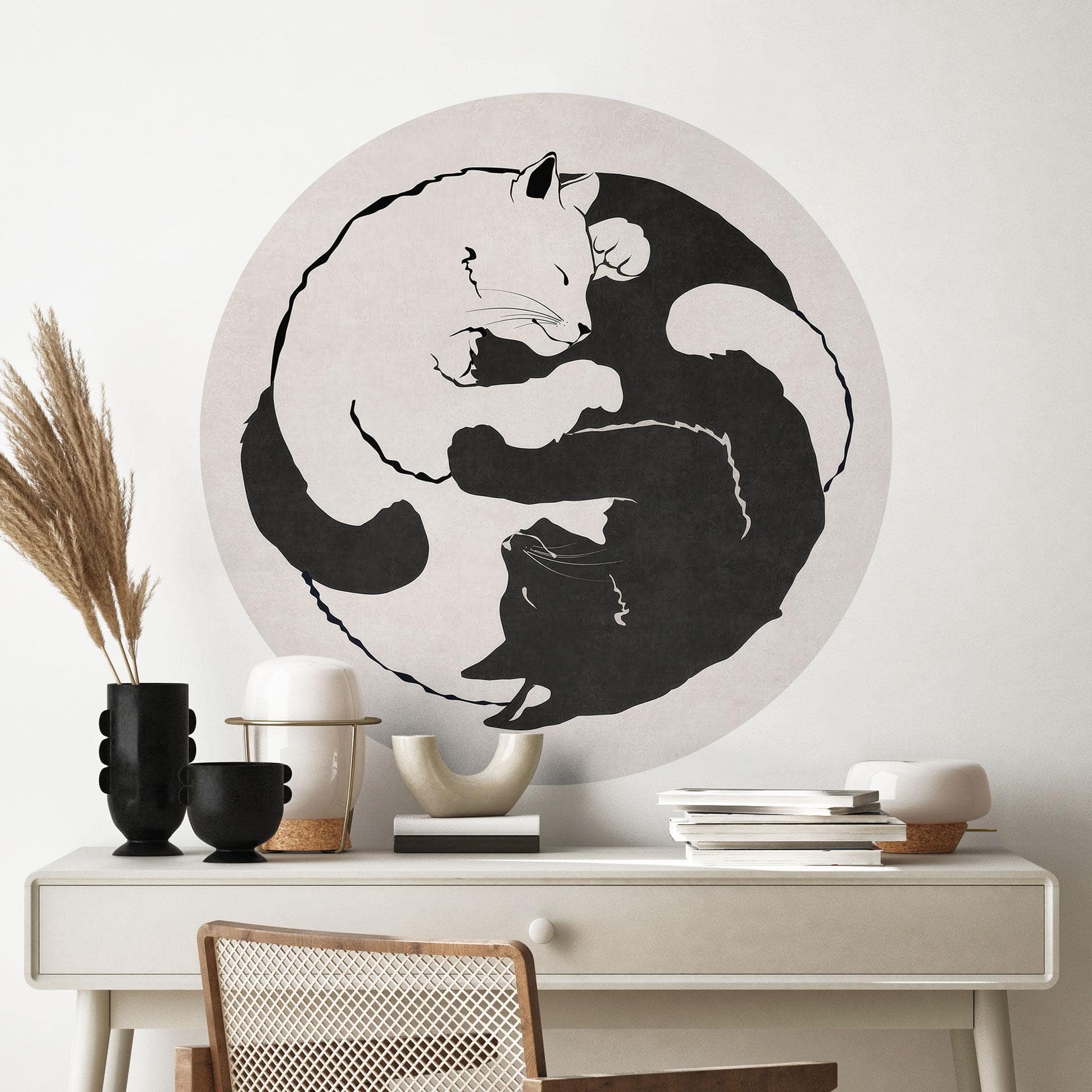 Wall Sticker Katte Ying & Yang - Tunaboylu
