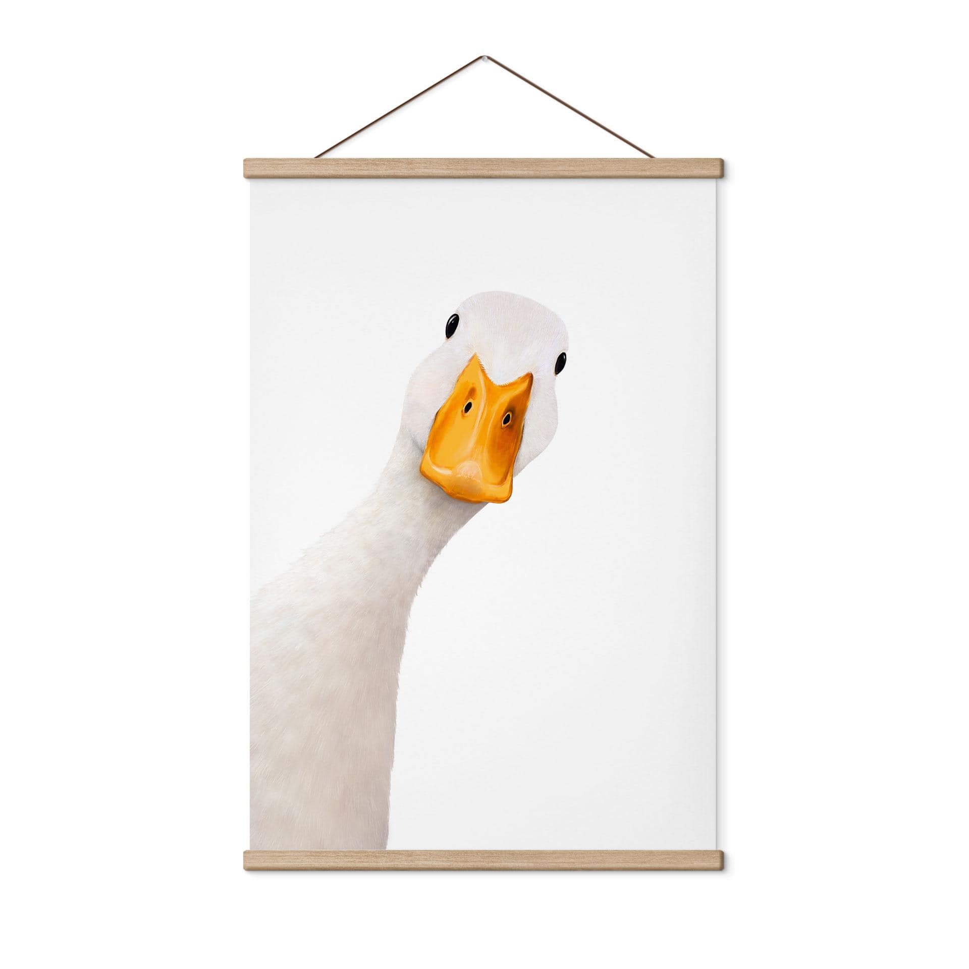 Textil poster Nyfiken Gås - Korenkova