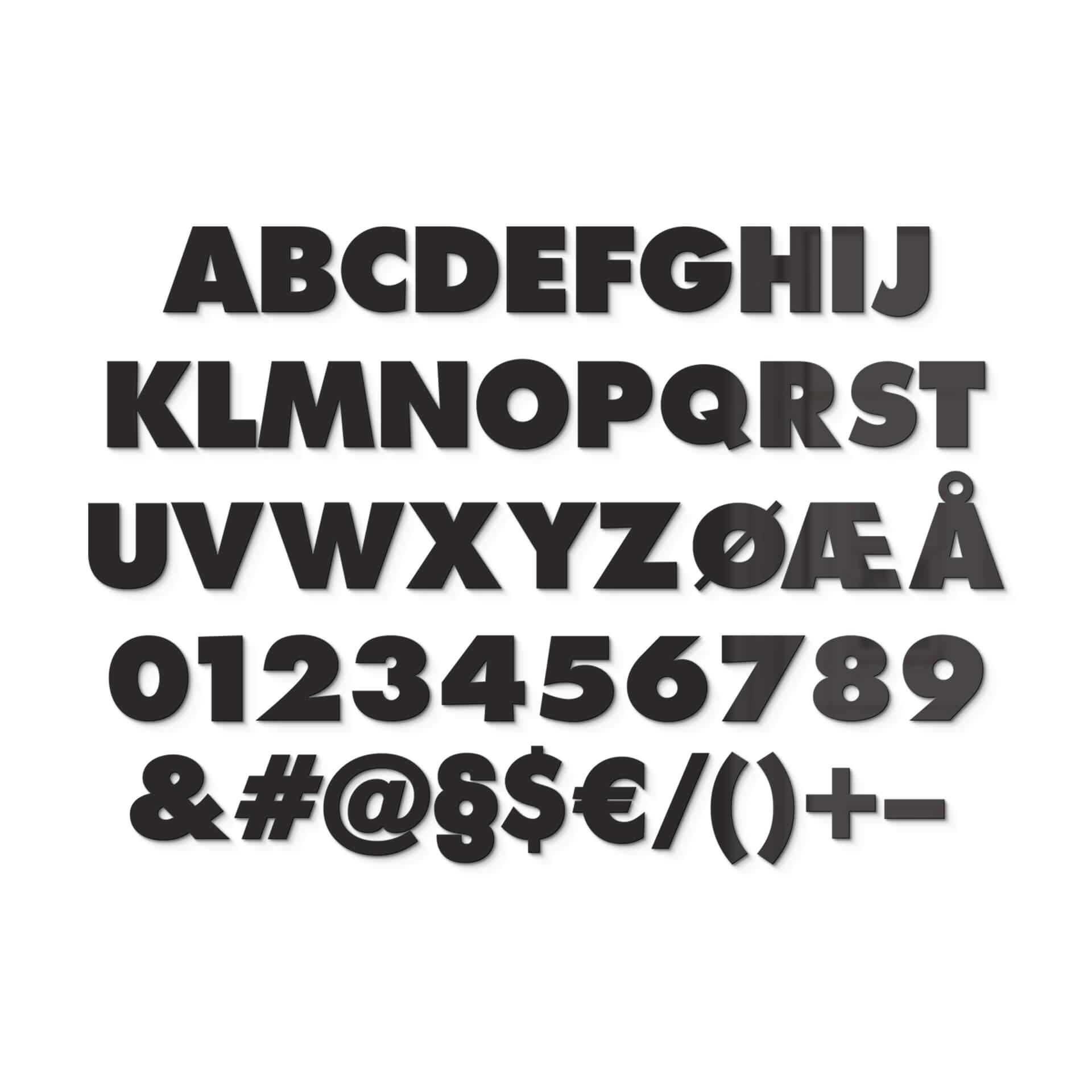 Lettere in acrilico  Futura