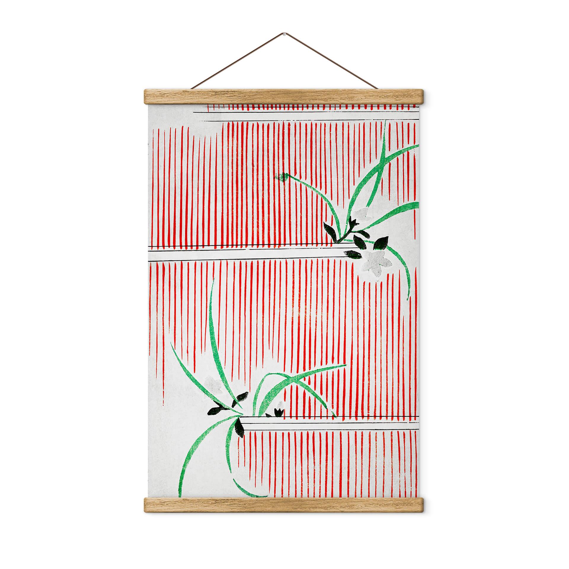 Tekstil plakat Watanabe Seitei - Morning glory