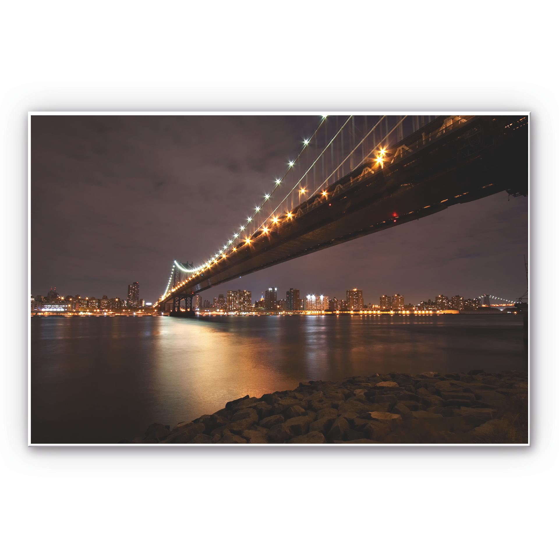 Tableau Forex - Manhattan Bridge at Nigh