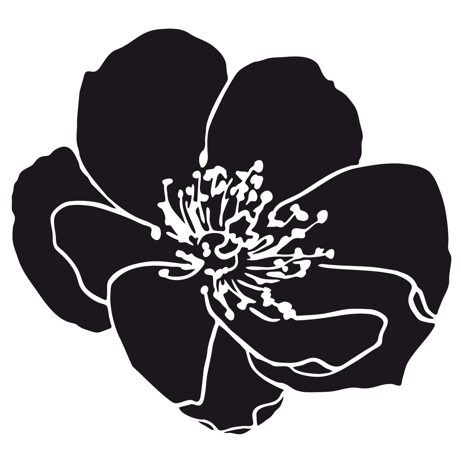 Muursticker Bloemenpracht 01