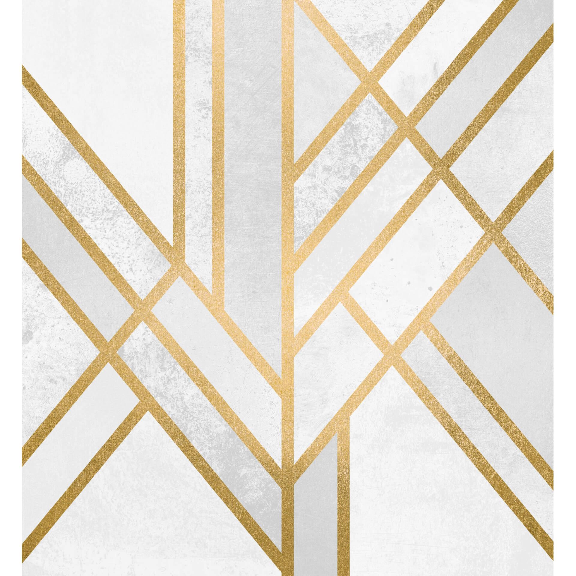 Fotobehang Fredriksson - Golden Geometry