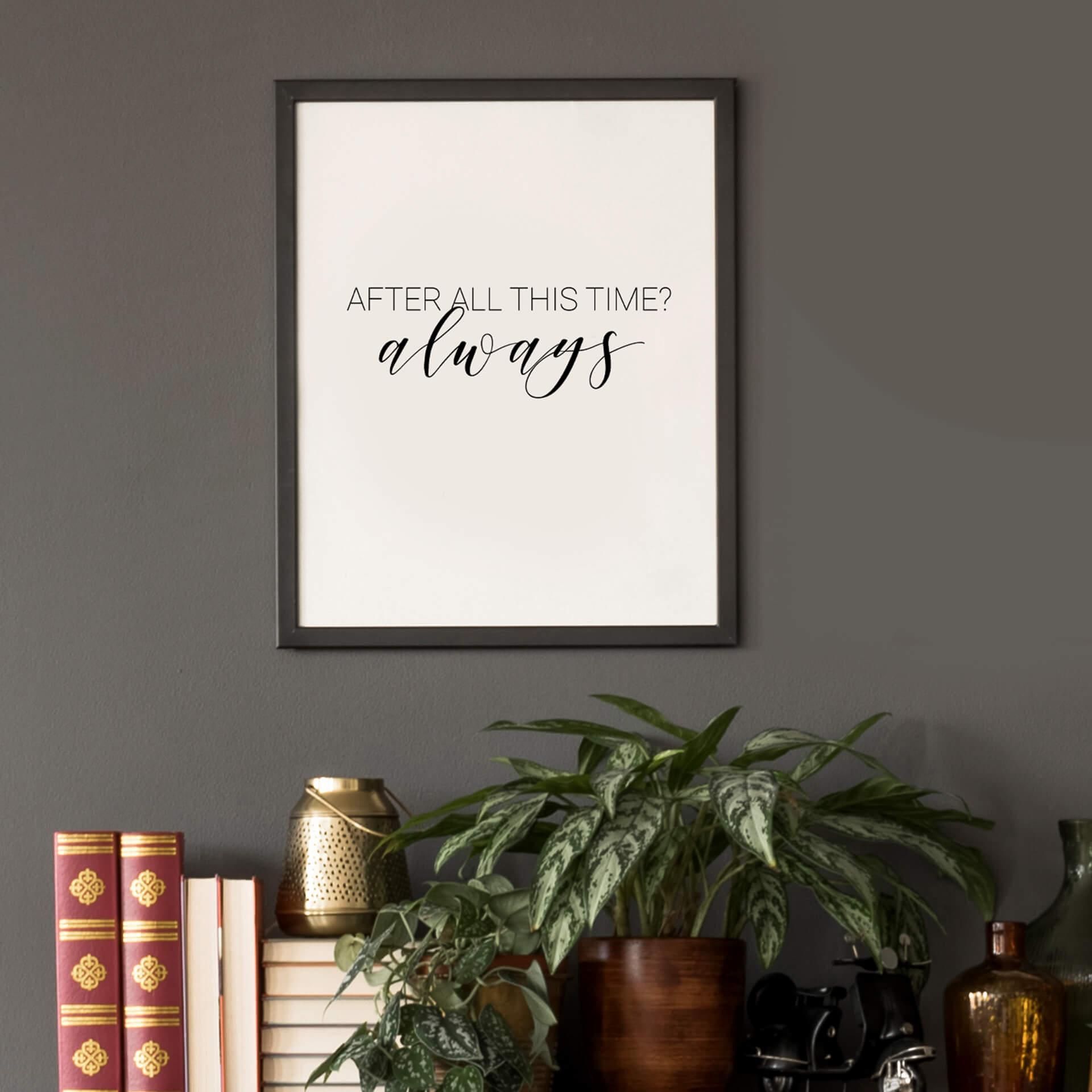 Plakat - After all this time