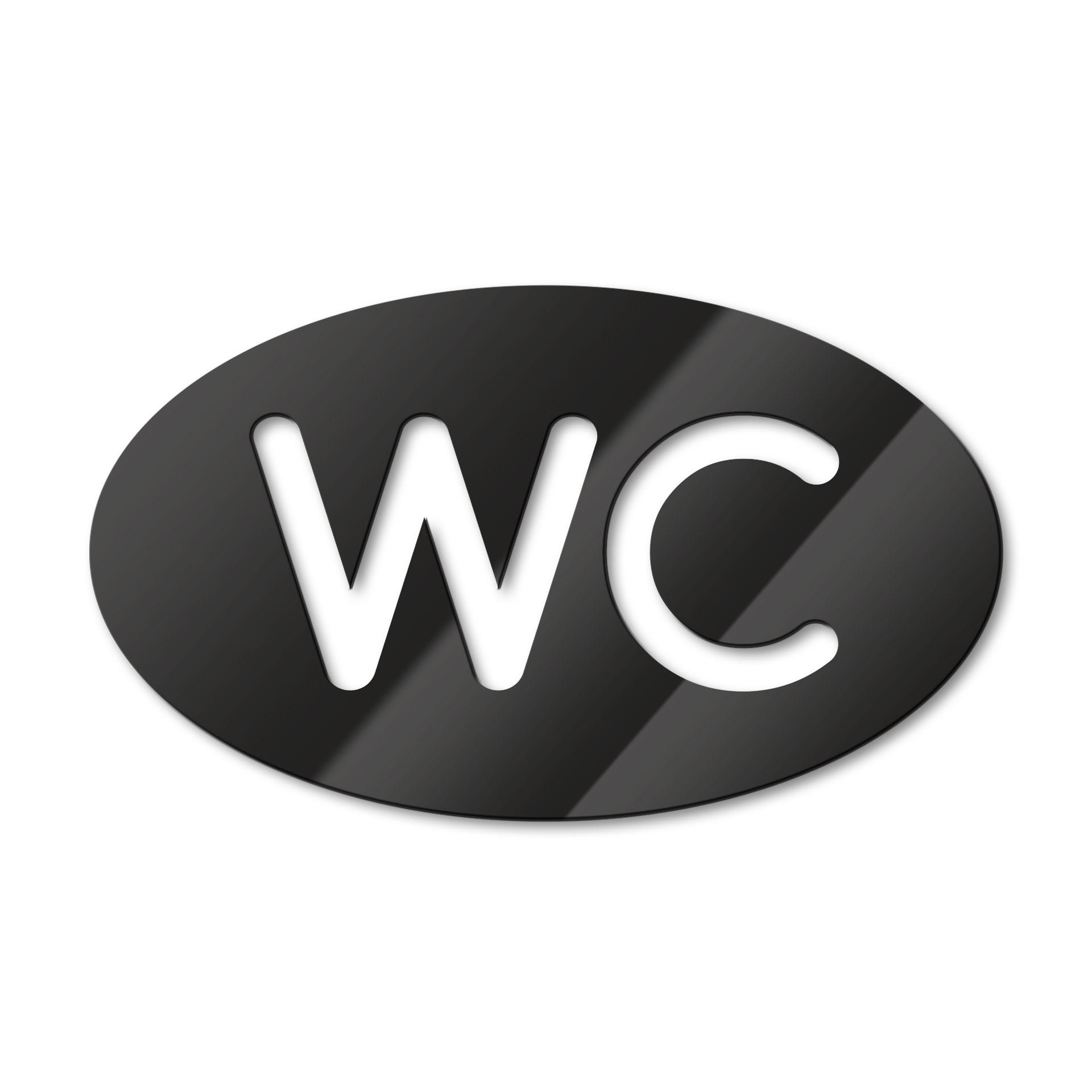 Decoración acrílica WC