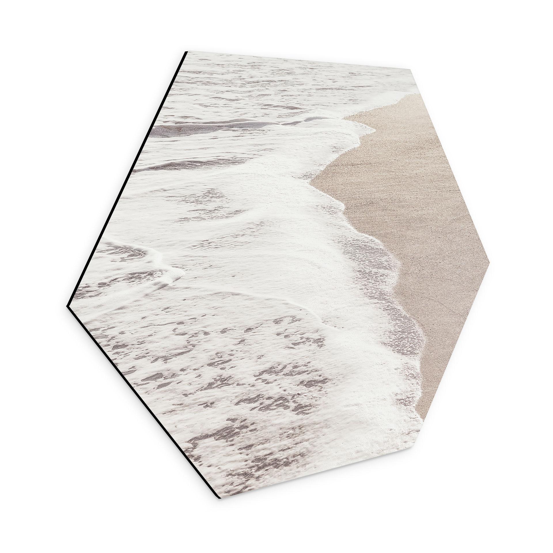 Hexagon Dibond Lyden af havet - 1X Studio