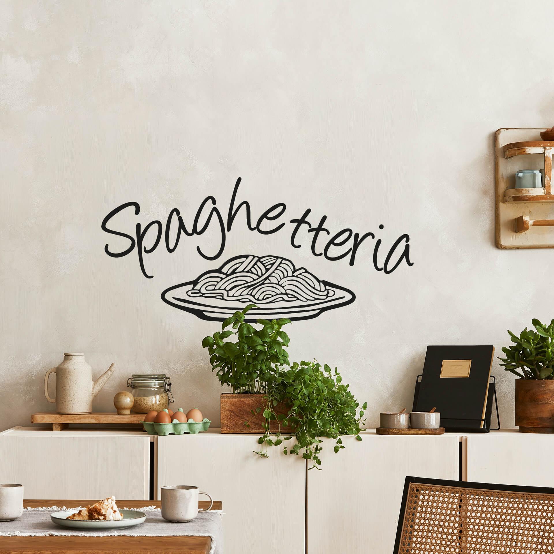 Muursticker Spaghetteria