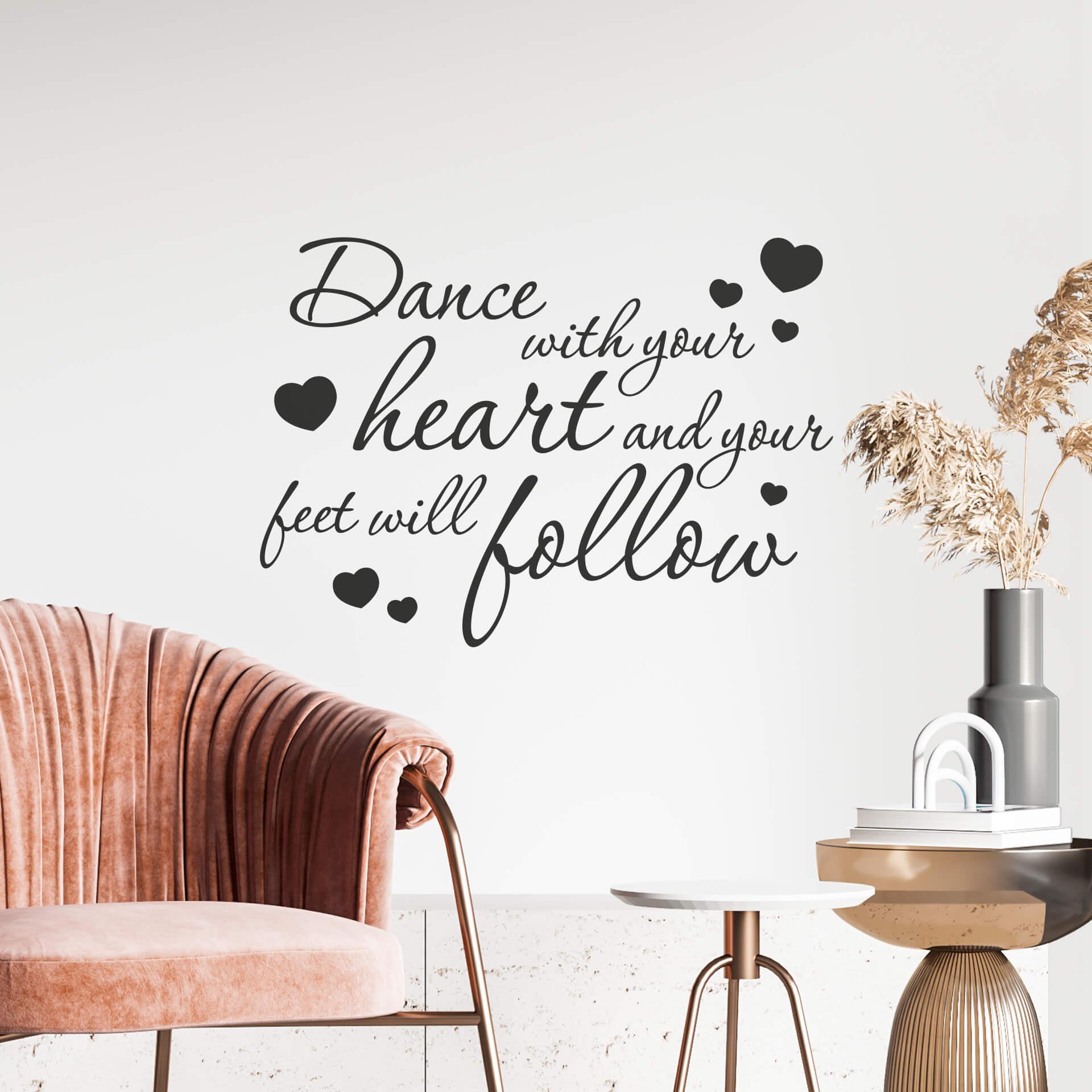 Wallsticker -  Dance with your heart...