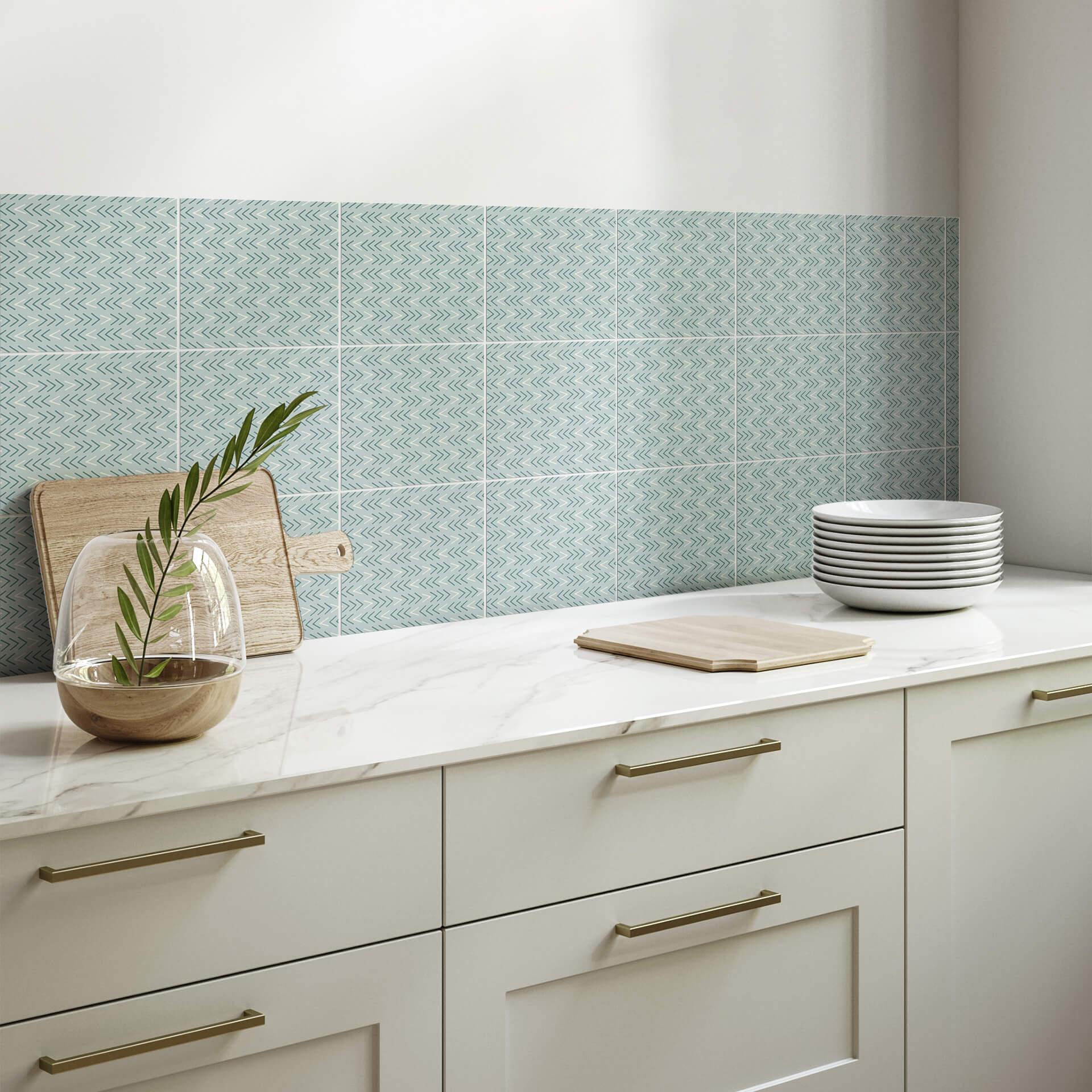 Wallsticker Boho-flise-klistermærke - sæt med 12