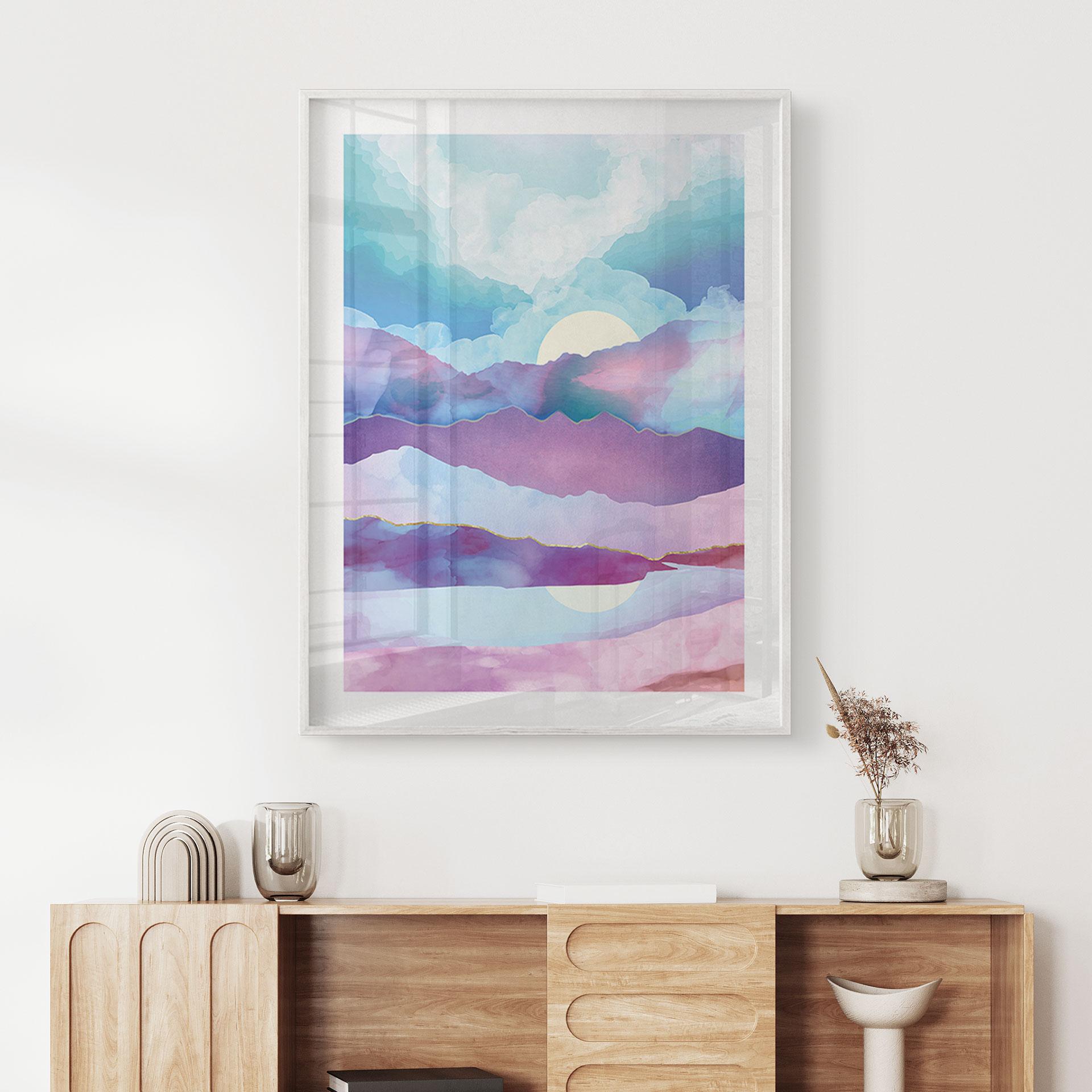 Plakat Blændende bjerglandskab - SpaceFrog Designs