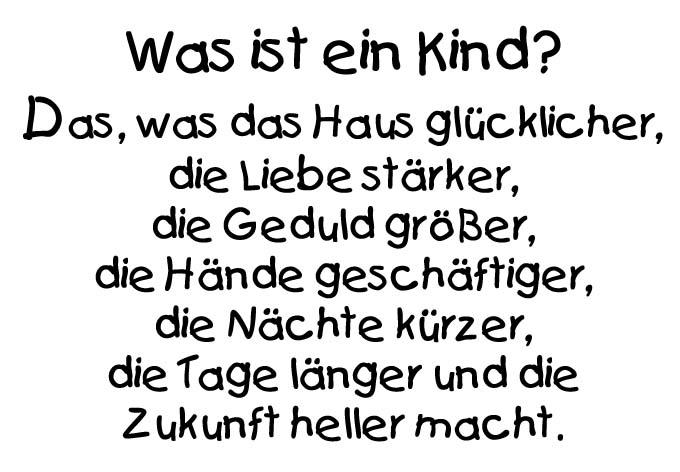 Wandtattoo Was ist ein Kind...
